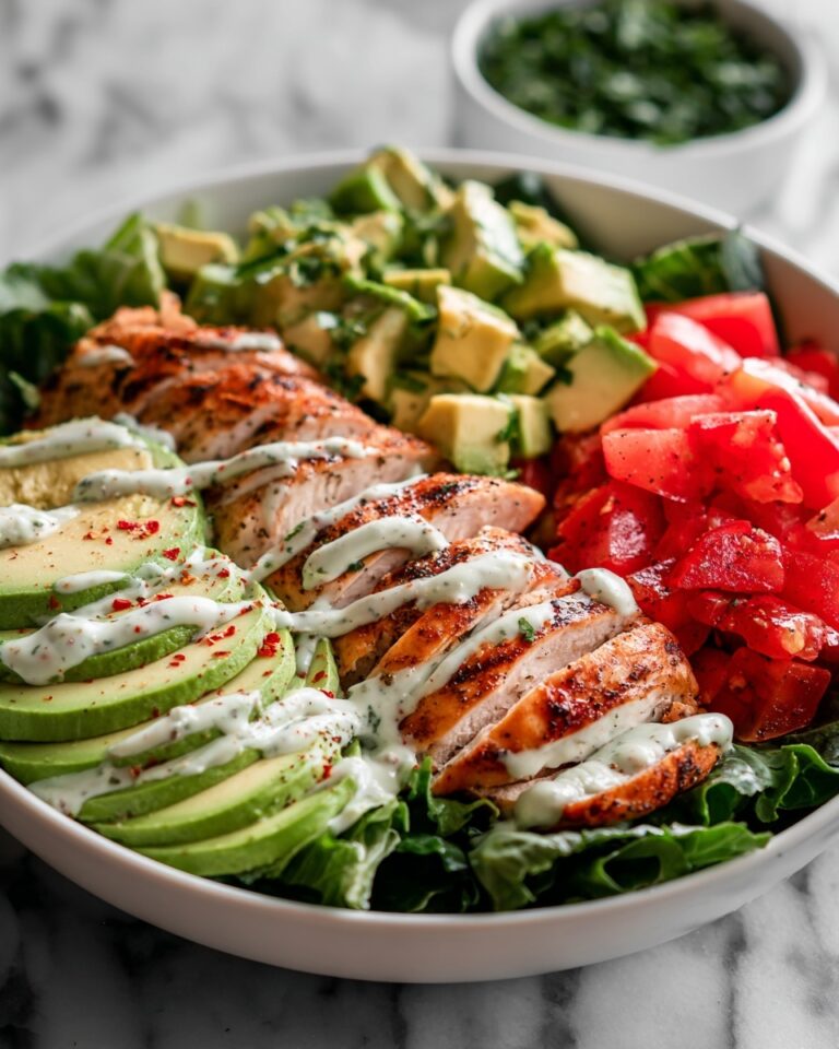 Grilled Chicken & Avocado Salad Bowl Recipe