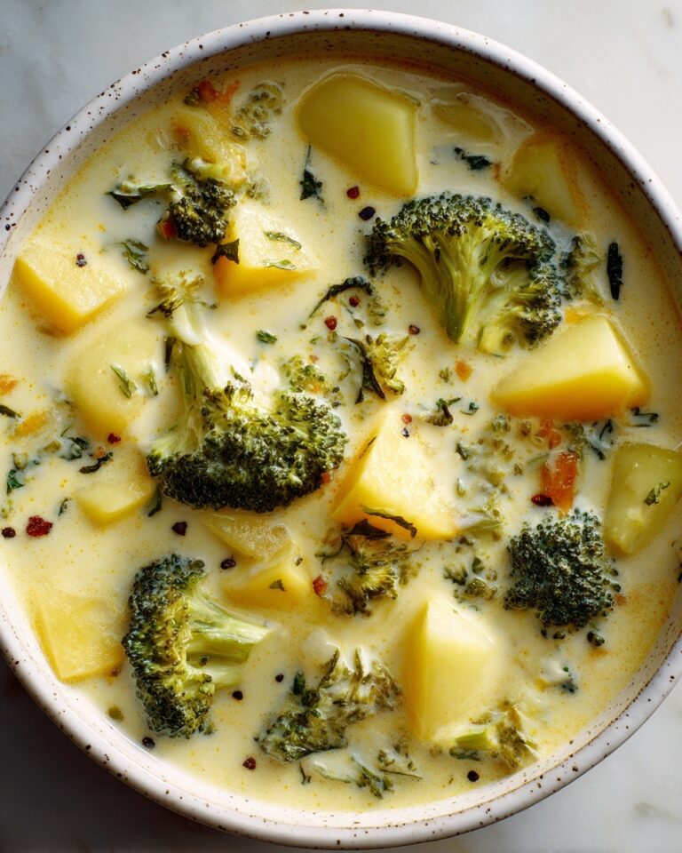 Broccoli Potato Cheese Soup Recipe