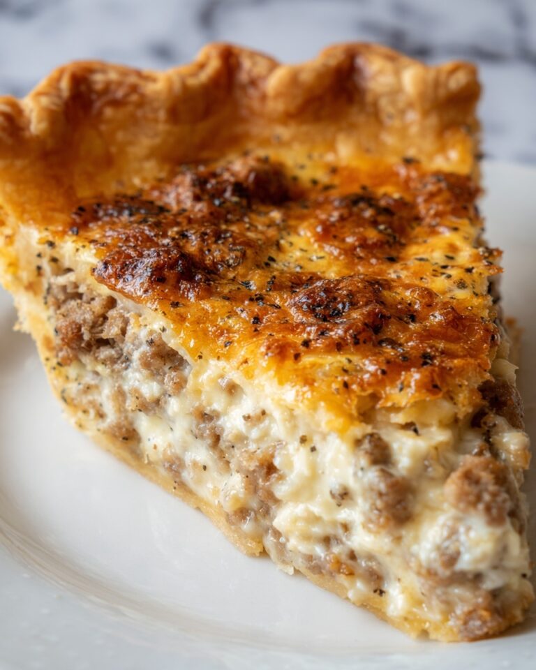 Sausage Gravy and Biscuit Pie Recipe