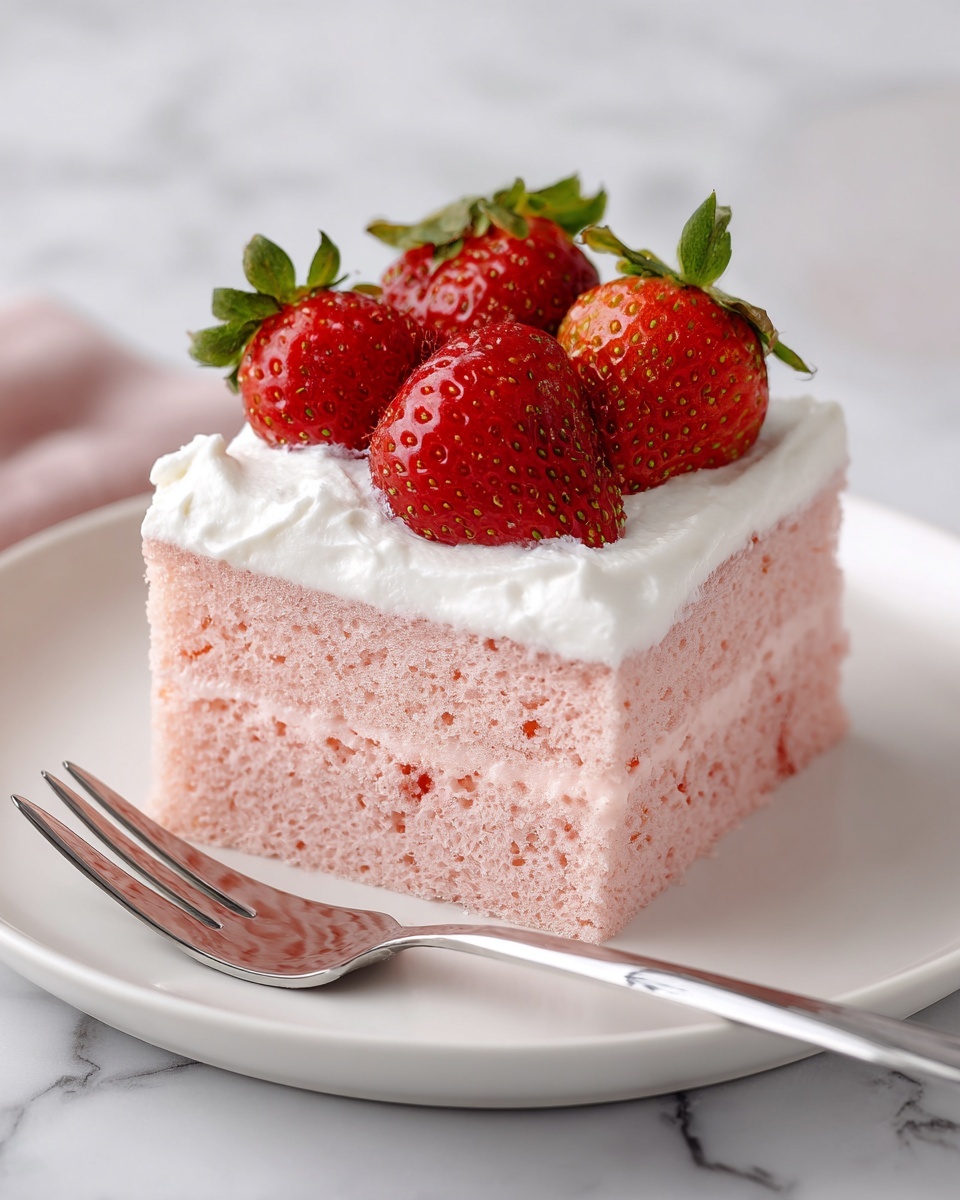 Strawberry Cloud Cake Recipe - Recipe Image