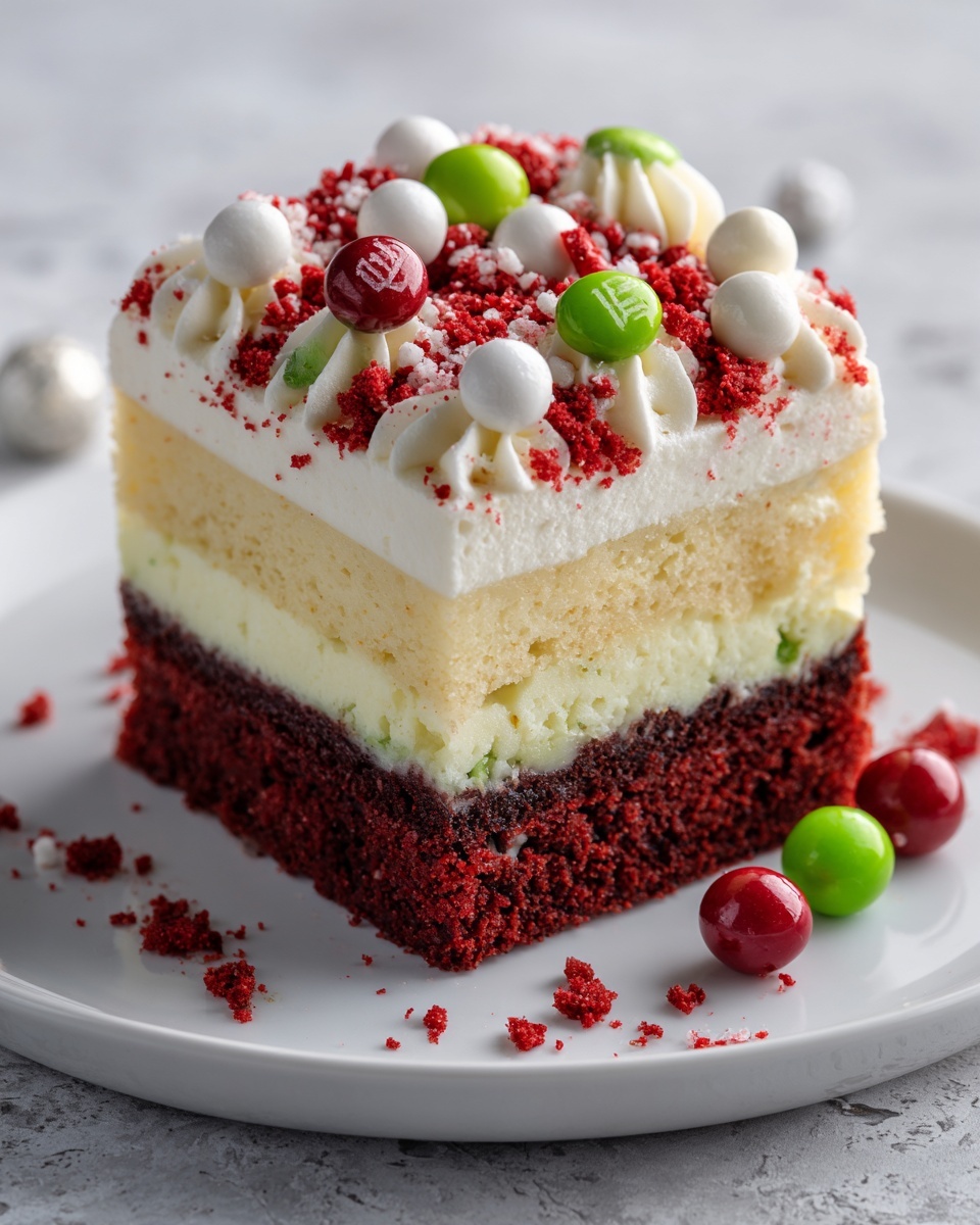 Christmas Poke Cake Recipe - Recipe Image
