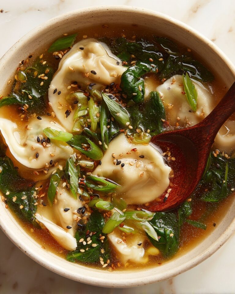 Dumpling and Bok Choy Soup Recipe