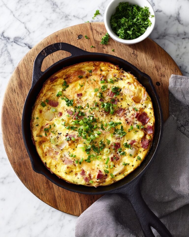 Cheesy Potato Egg Scramble Recipe