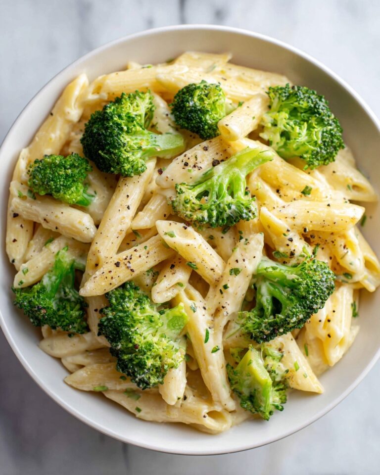 Creamy & Cheesy Broccoli Pasta Recipe