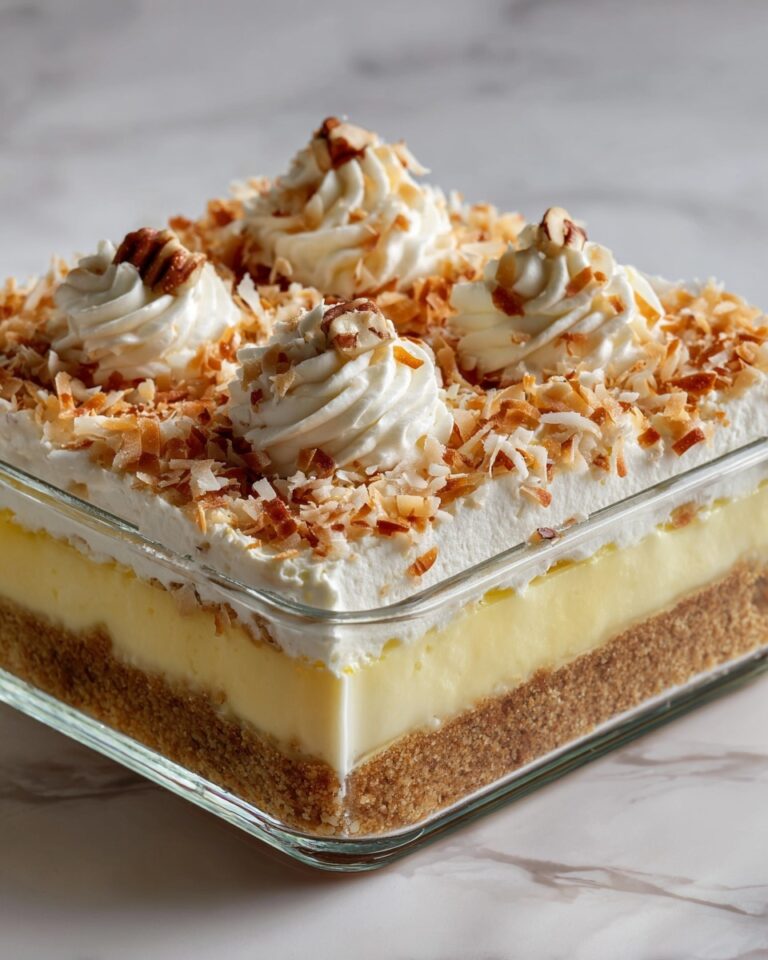 Coconut Cream Layered Dessert Recipe