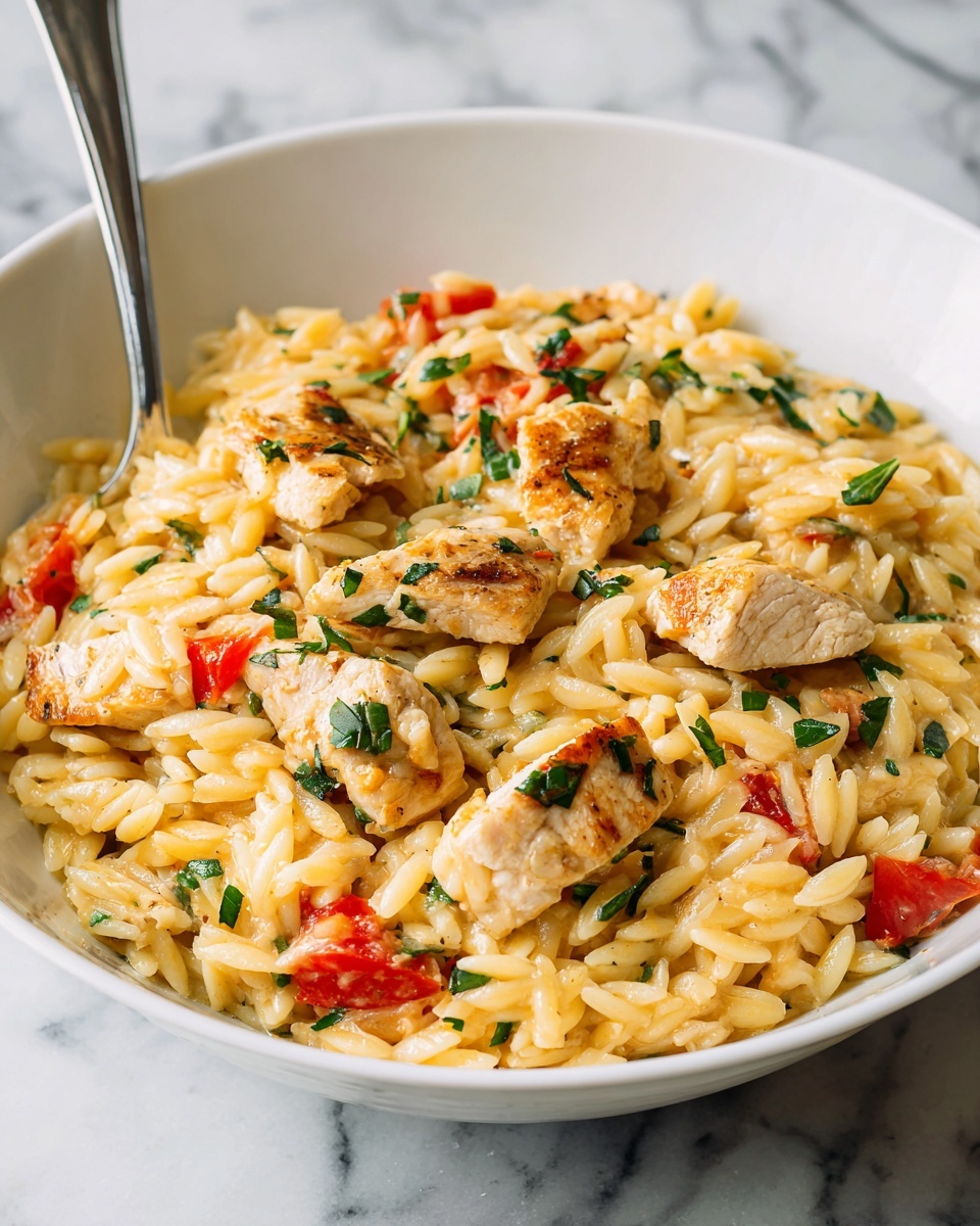 Marry Me Chicken Orzo Recipe - Recipe Image