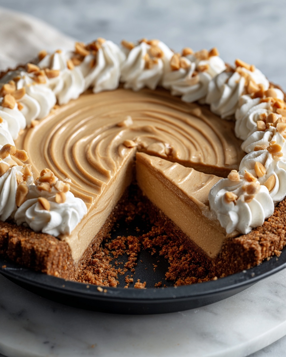 The Best Easy Peanut Butter Pie Recipe - Recipe Image
