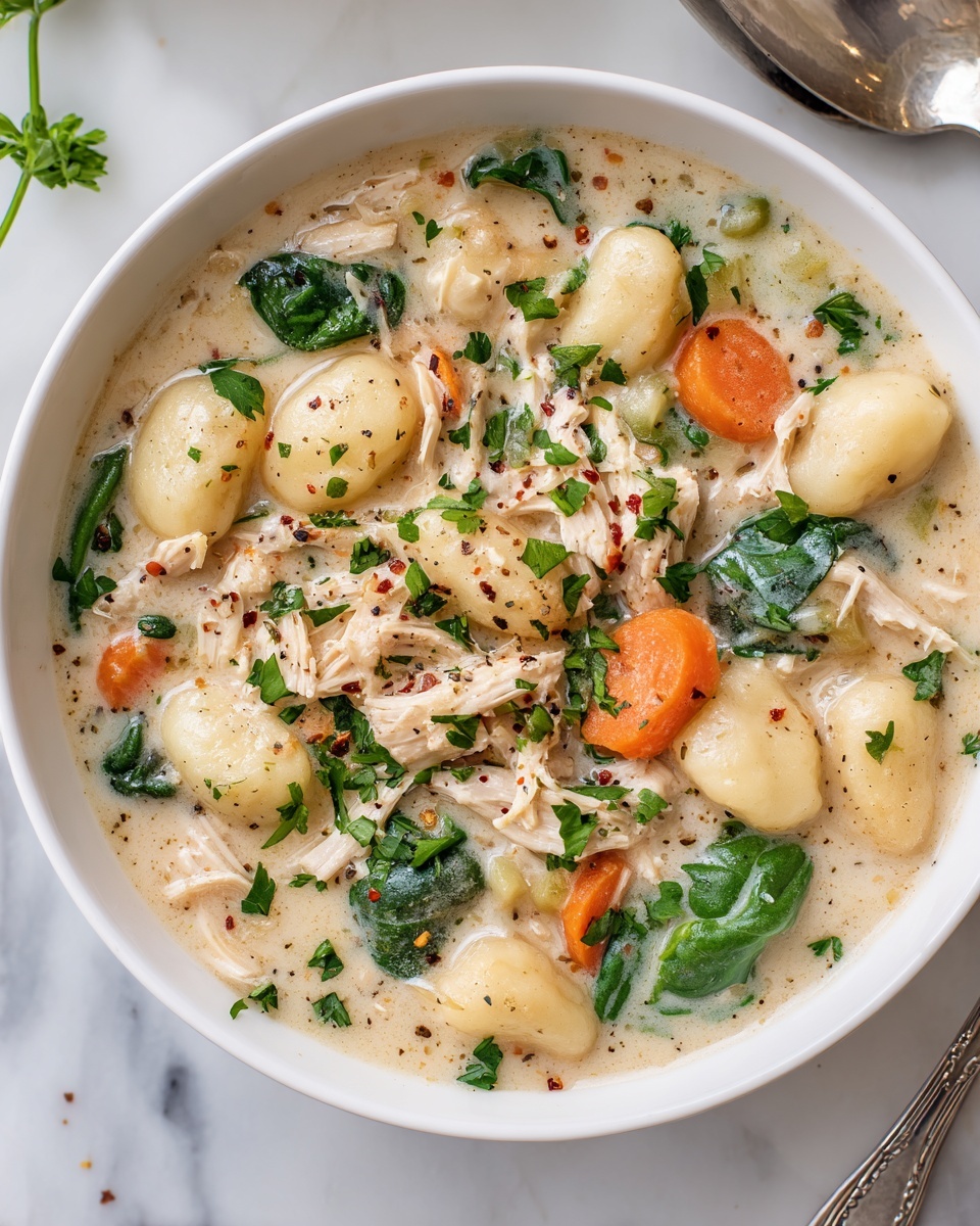 Olive Garden Chicken Gnocchi Soup Recipe - Recipe Image