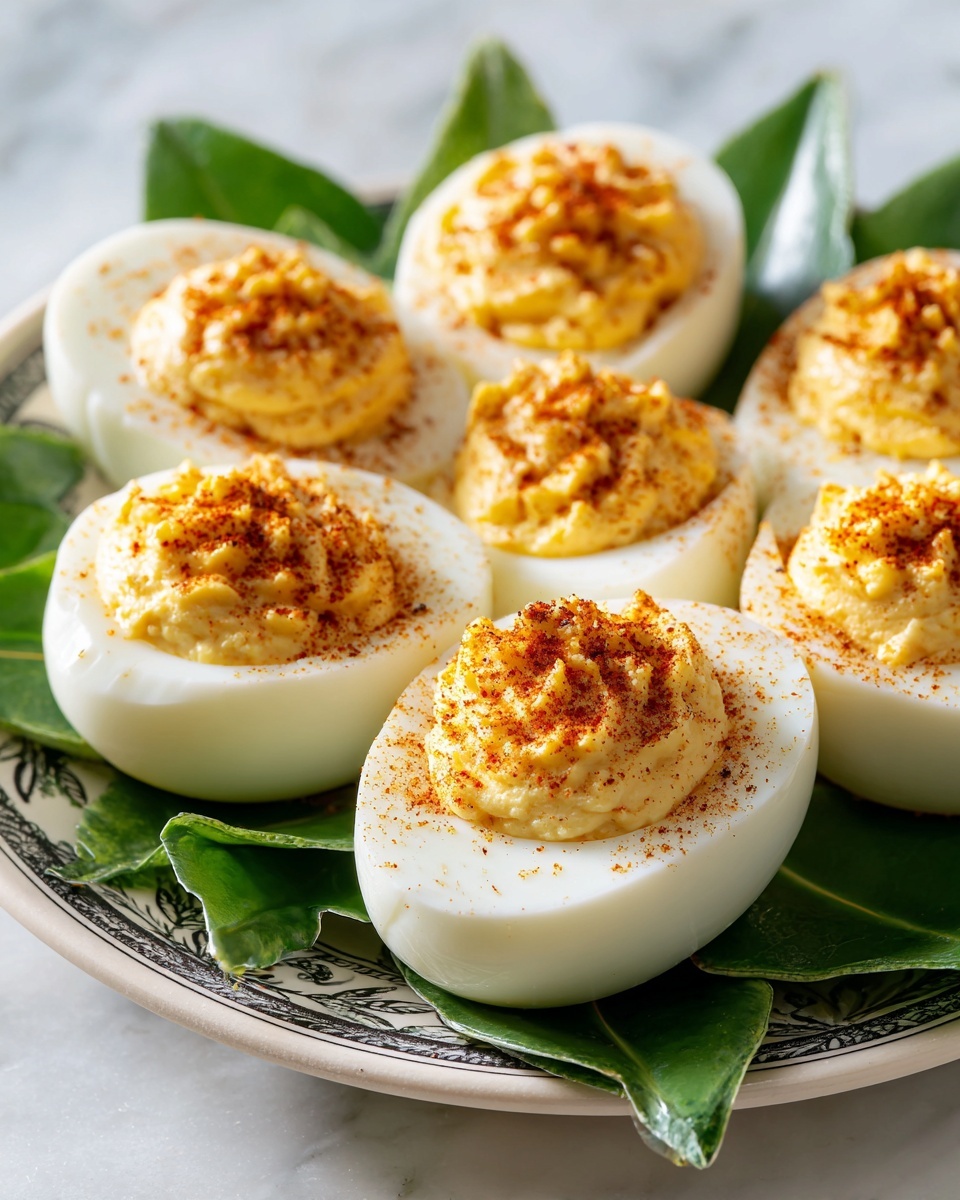 Deviled Egg Tulips Recipe - Recipe Image