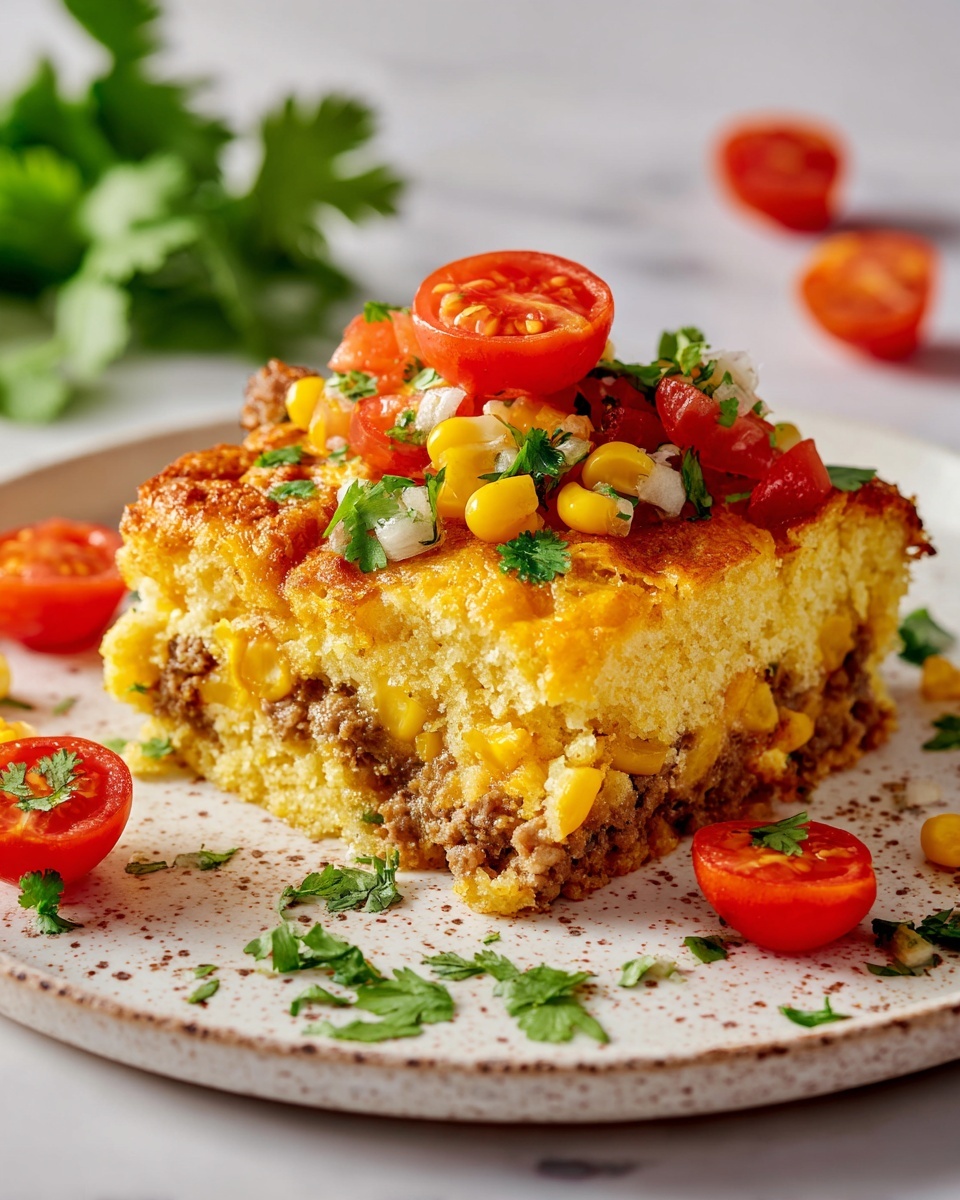 Jiffy Cornbread Taco Bake Recipe - Recipe Image