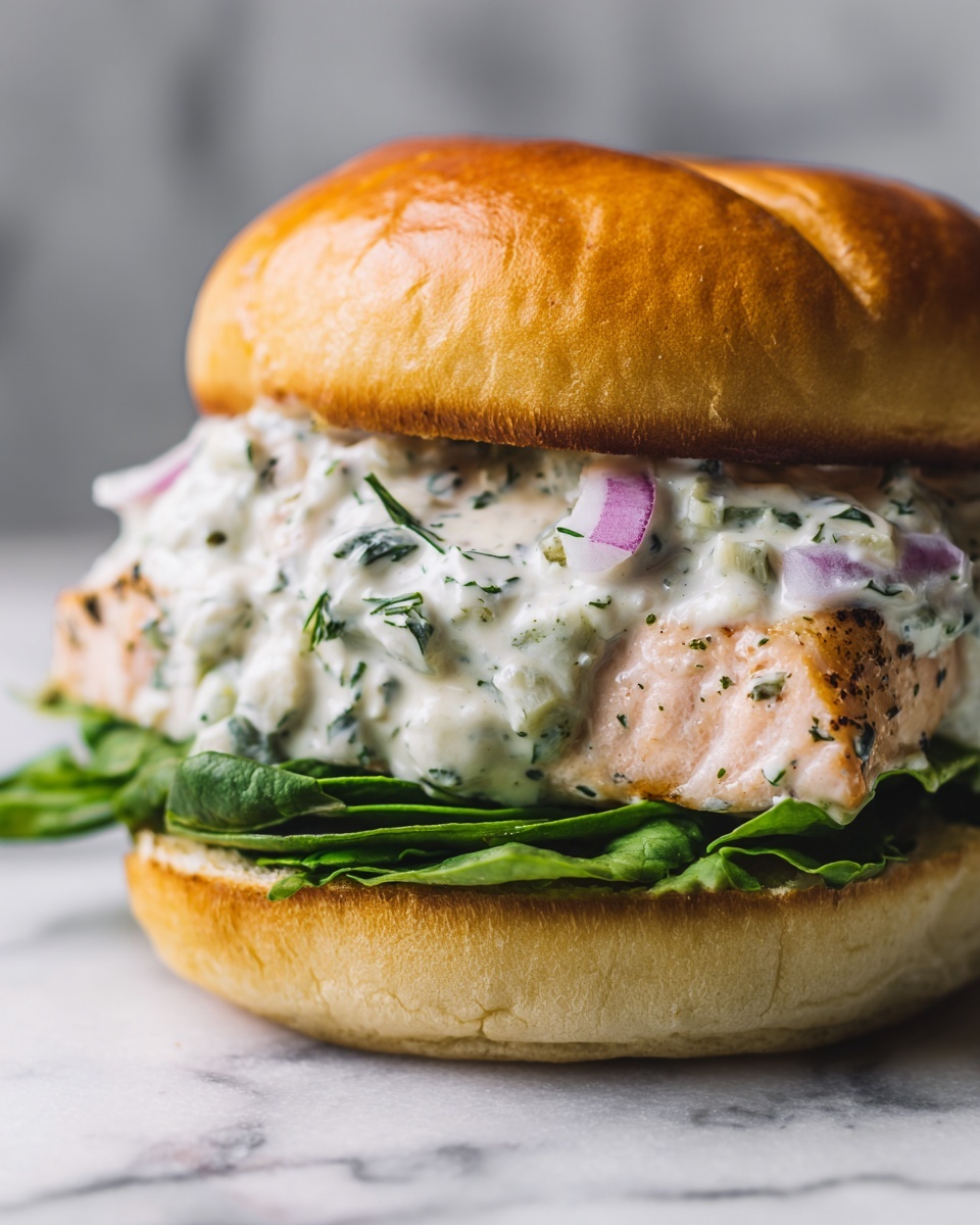 Crispy Salmon Sliders with Lemon Arugula Slaw Recipe - Recipe Image