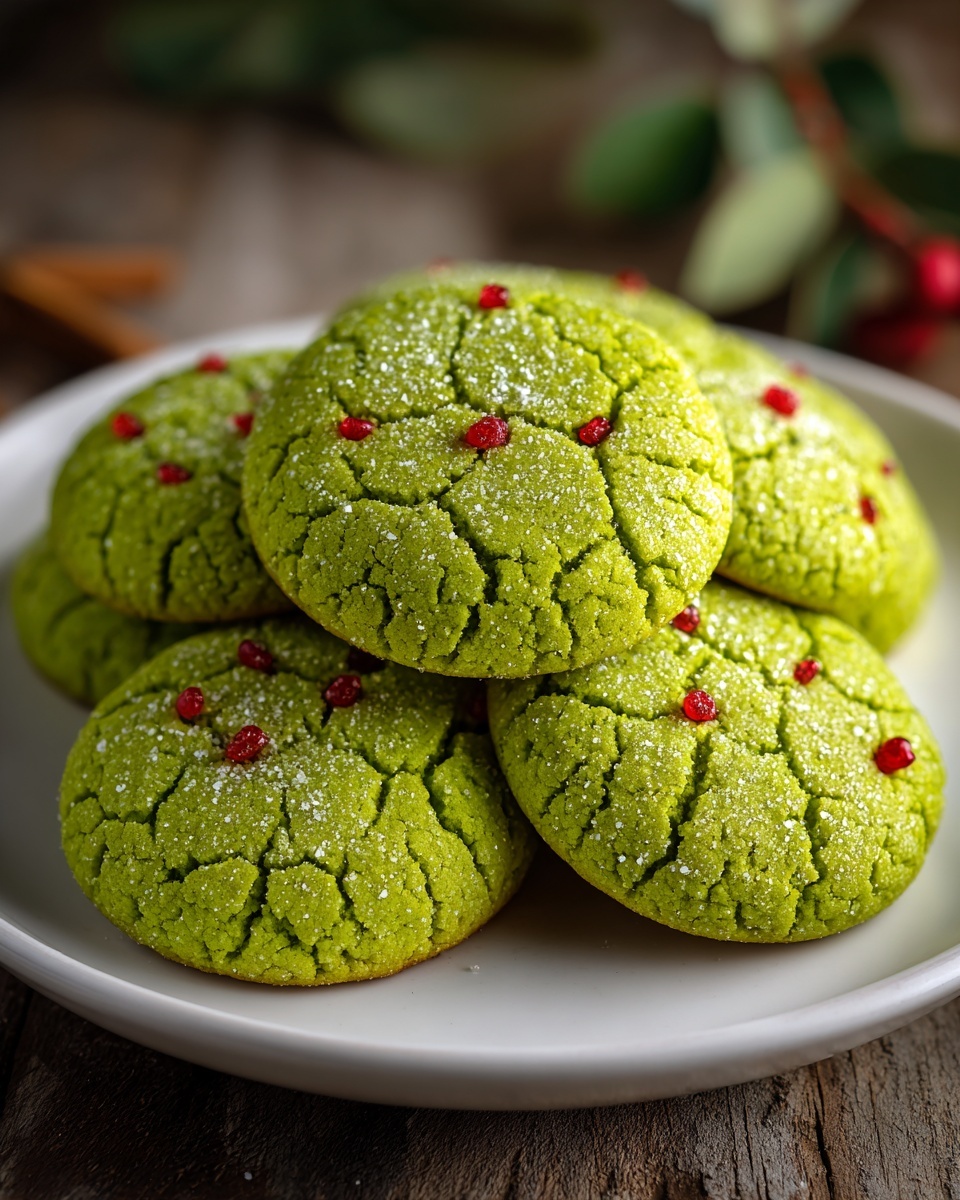 Grinch Cookies Recipe - Recipe Image