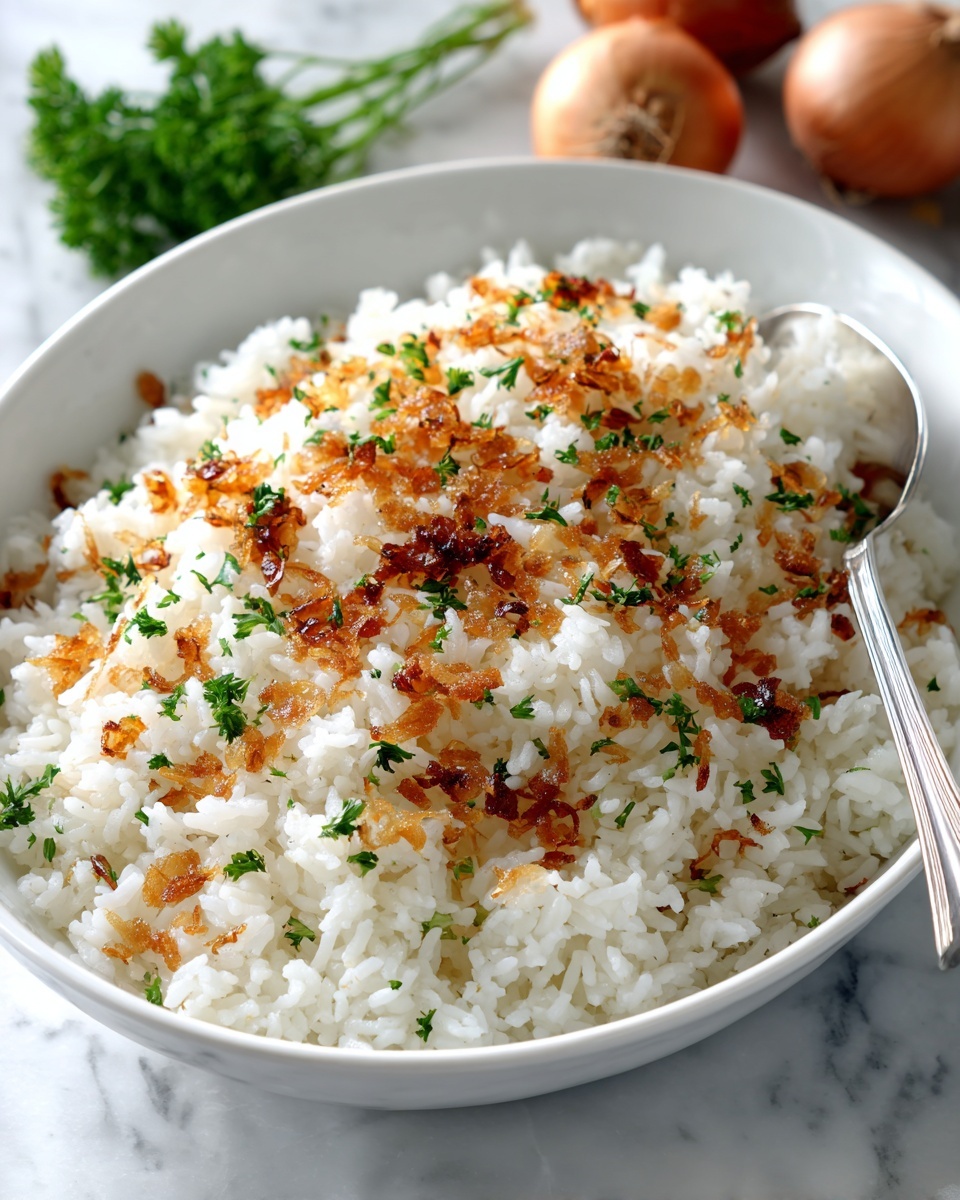 French Onion Butter Rice Recipe - Recipe Image