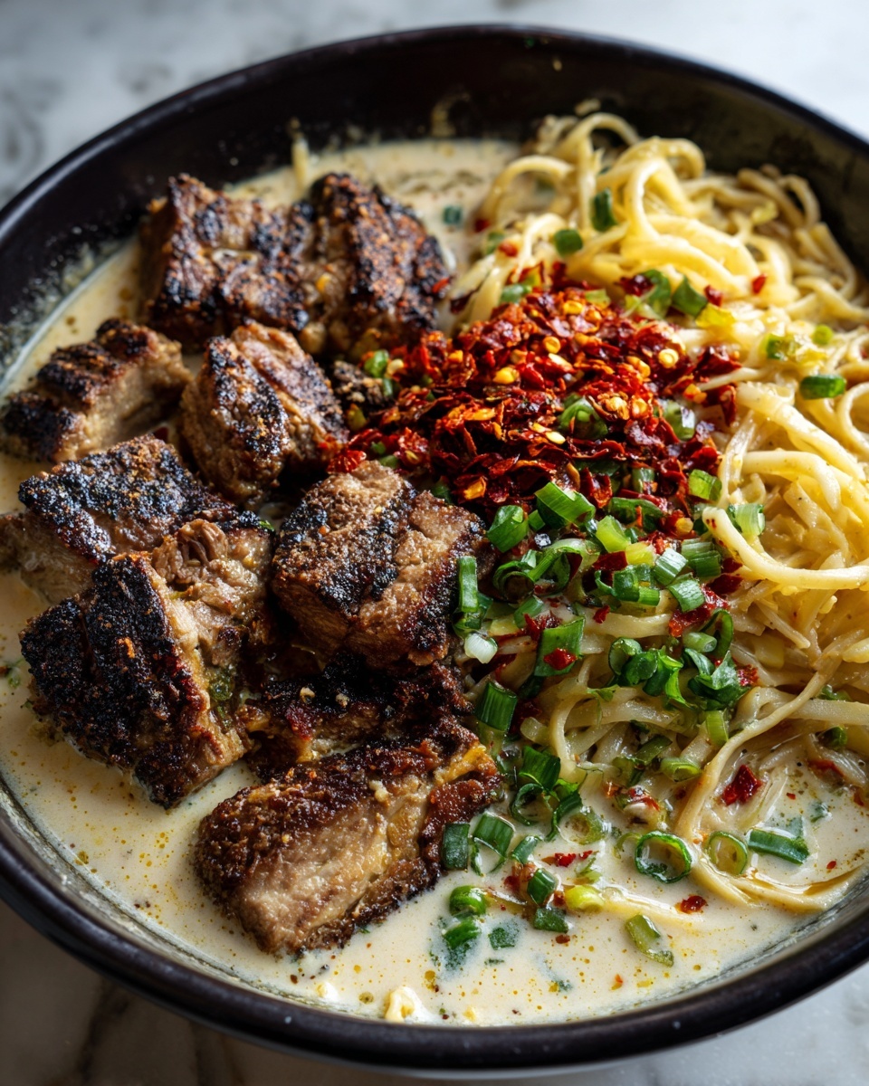 Fiery Chicken Ramen Recipe - Recipe Image