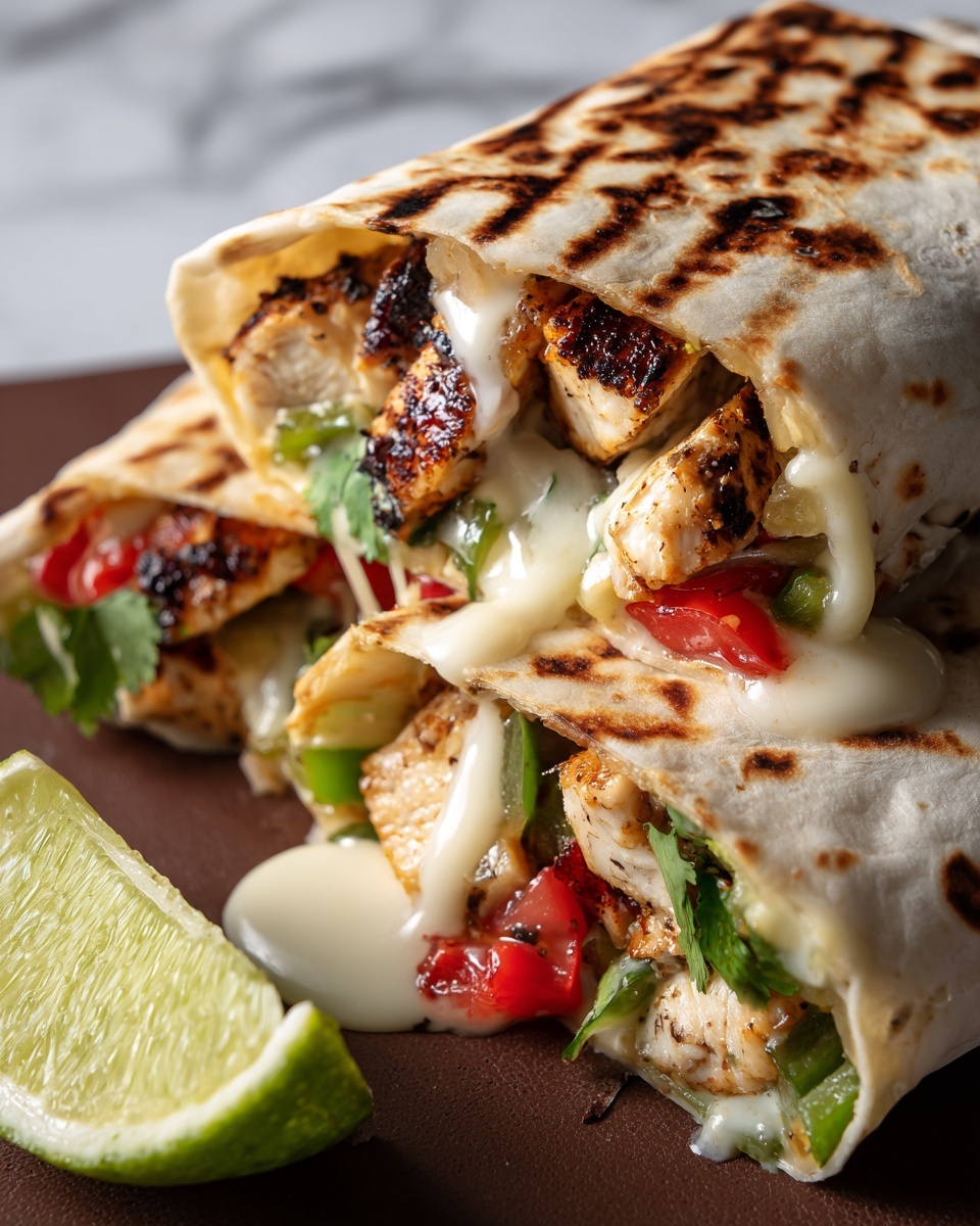 Chipotle Ranch Grilled Chicken Burrito Recipe - Recipe Image