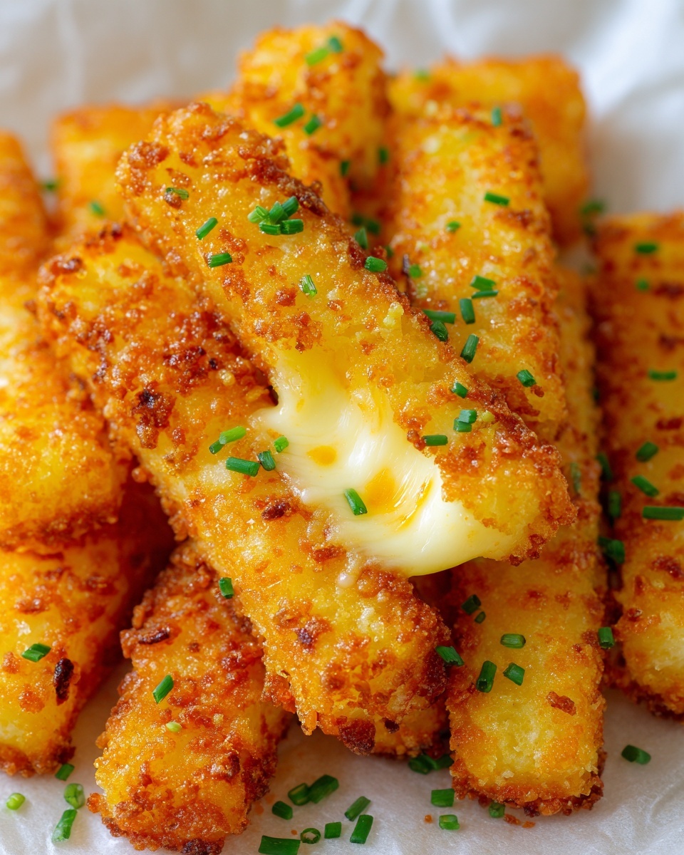 Loaded Potato and Cheese Sticks Recipe - Recipe Image
