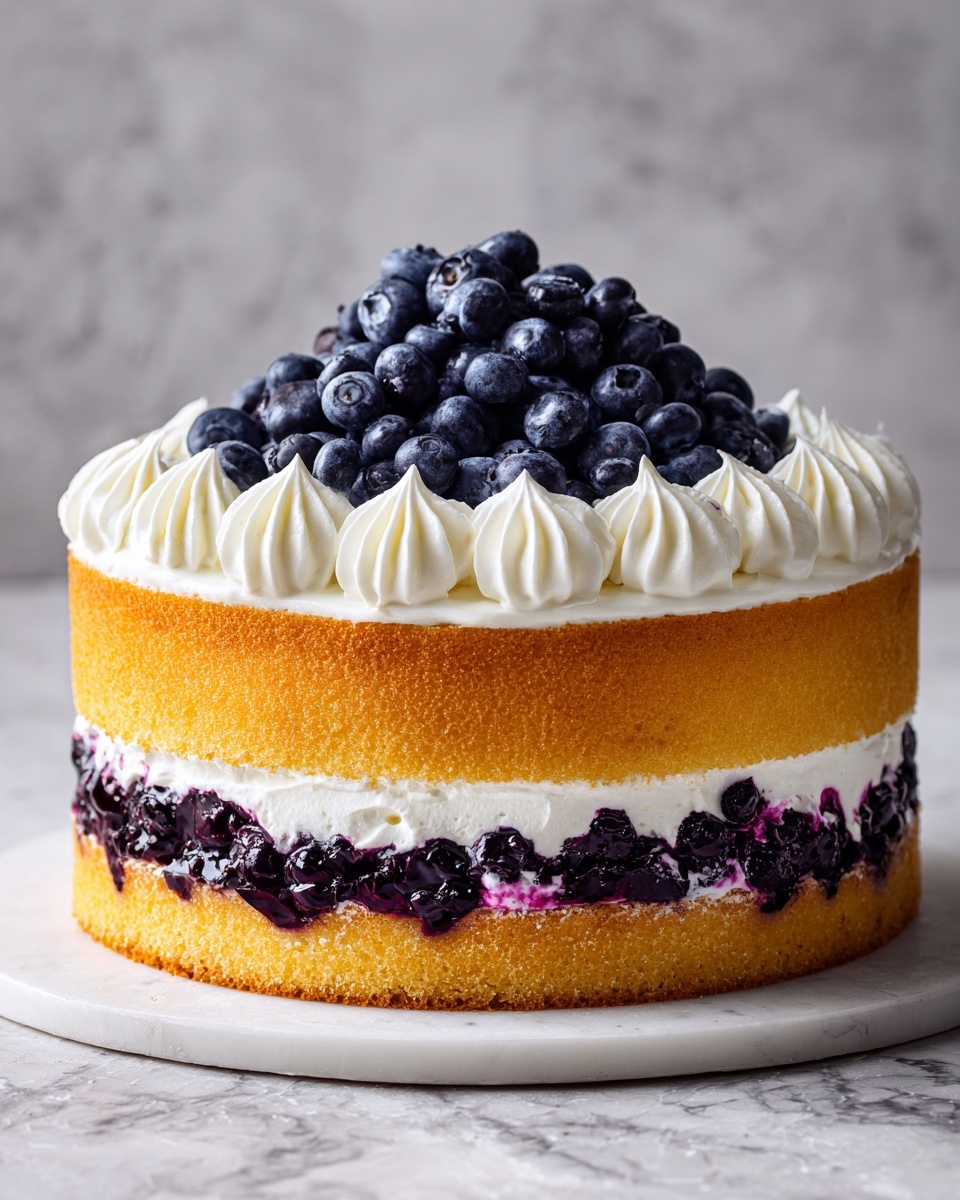 Nova Scotia’s Blueberry Cream Cake Recipe - Recipe Image