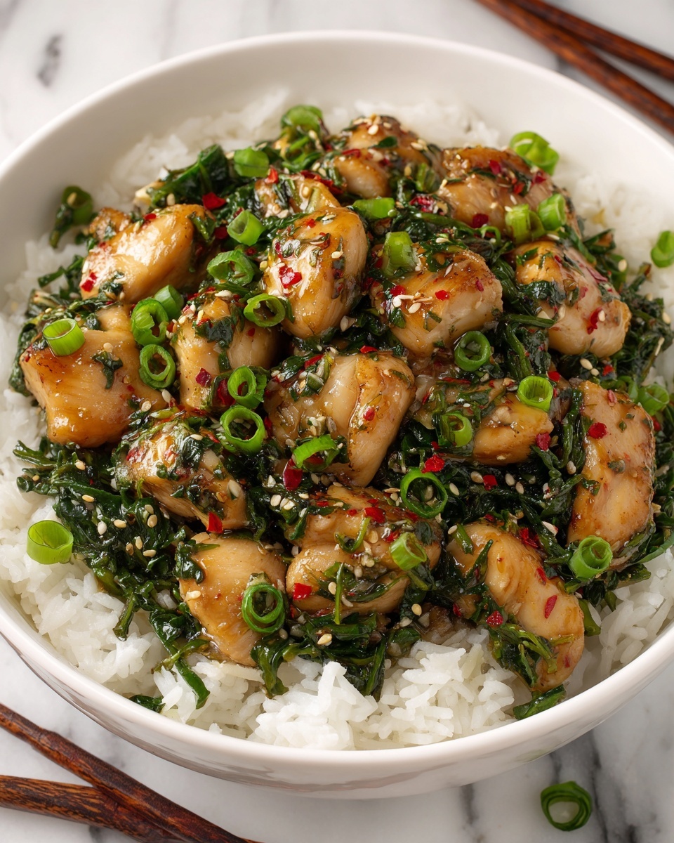 Scallion Chicken Recipe - Recipe Image