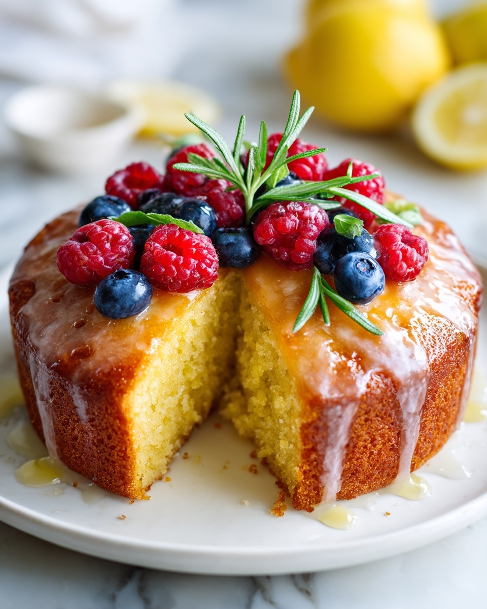 Lemon Olive Oil Cake Recipe - Recipe Image
