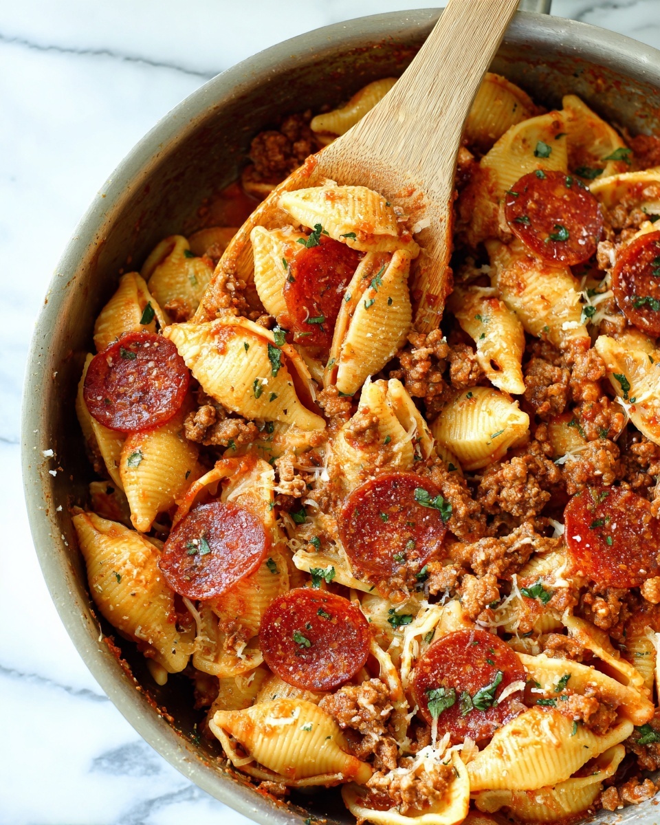 One-Pot Pizza Pasta Recipe - Recipe Image