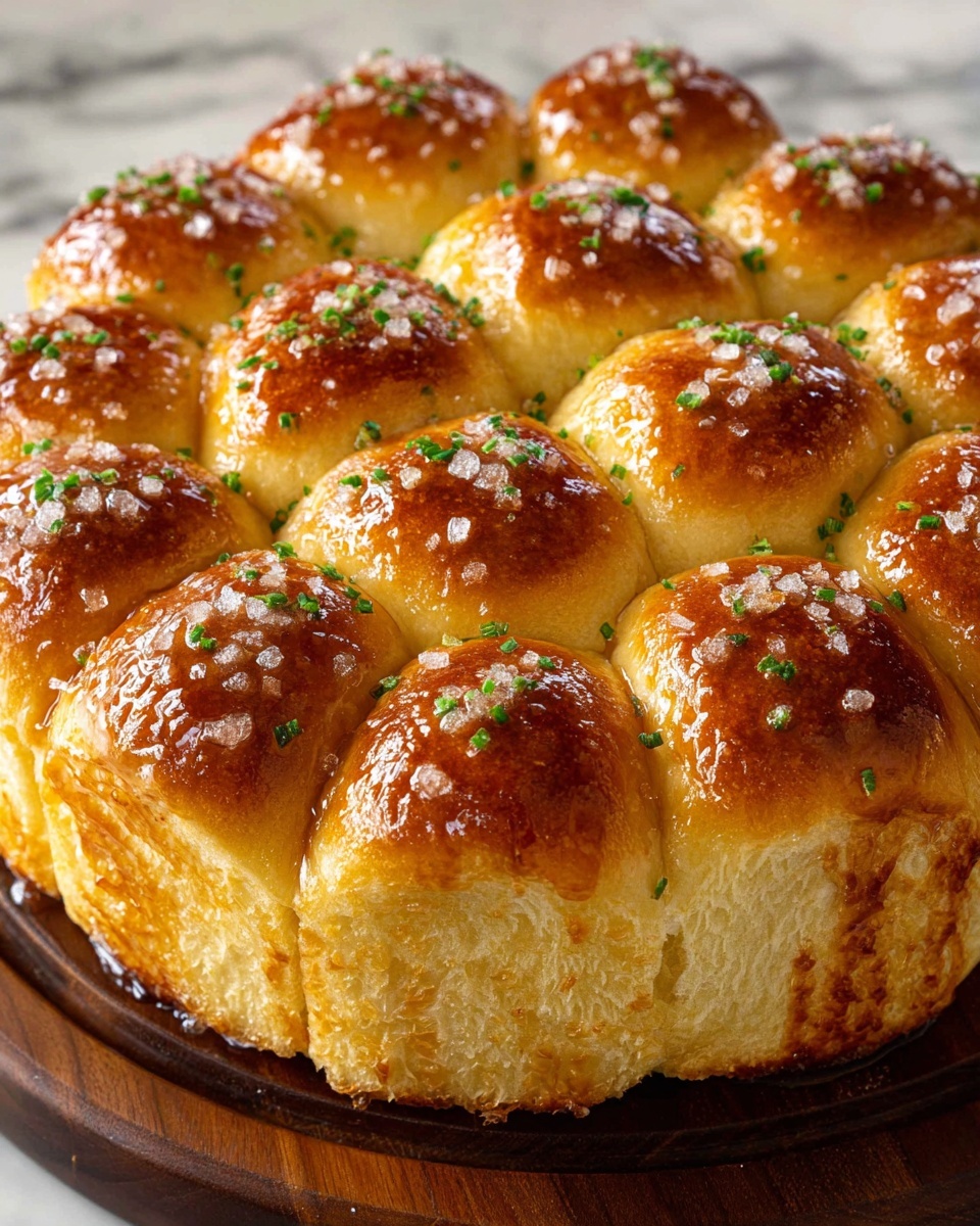 Salted Sage Honey Butter Brioche Rolls Recipe - Recipe Image