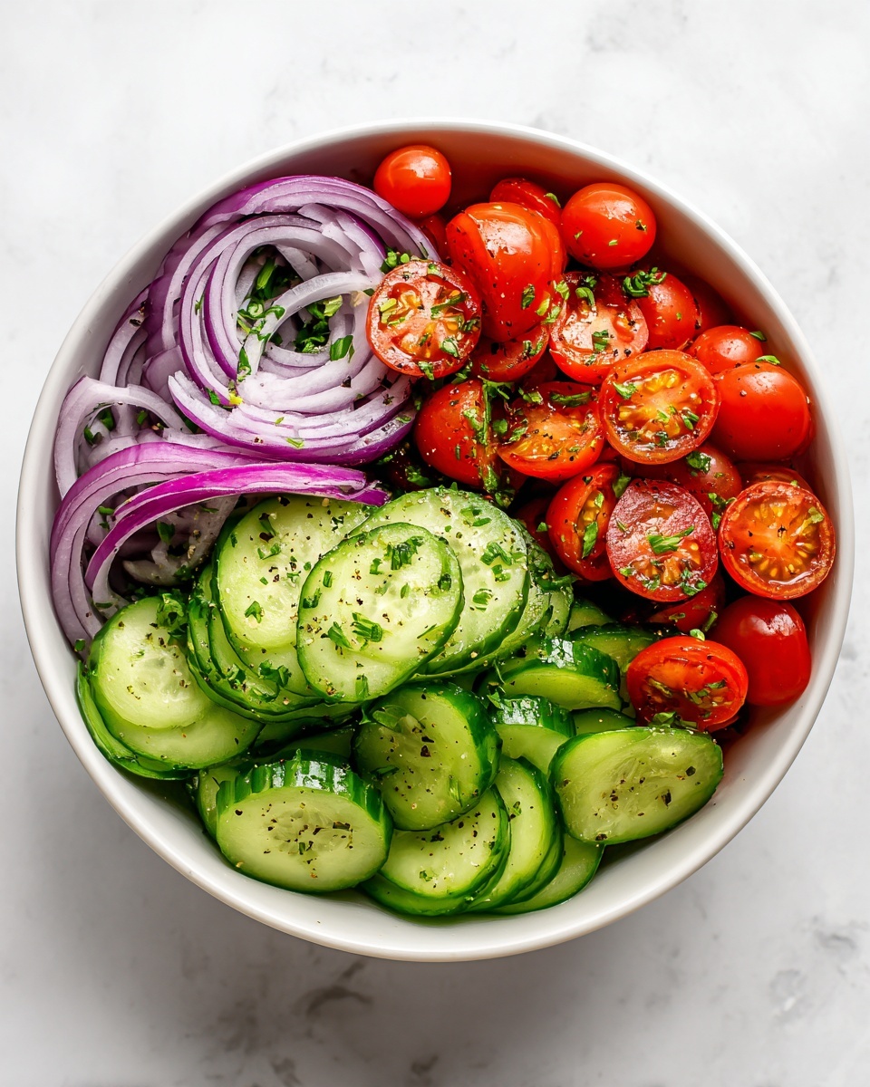 Cucumber Tomato Salad Recipe - Recipe Image