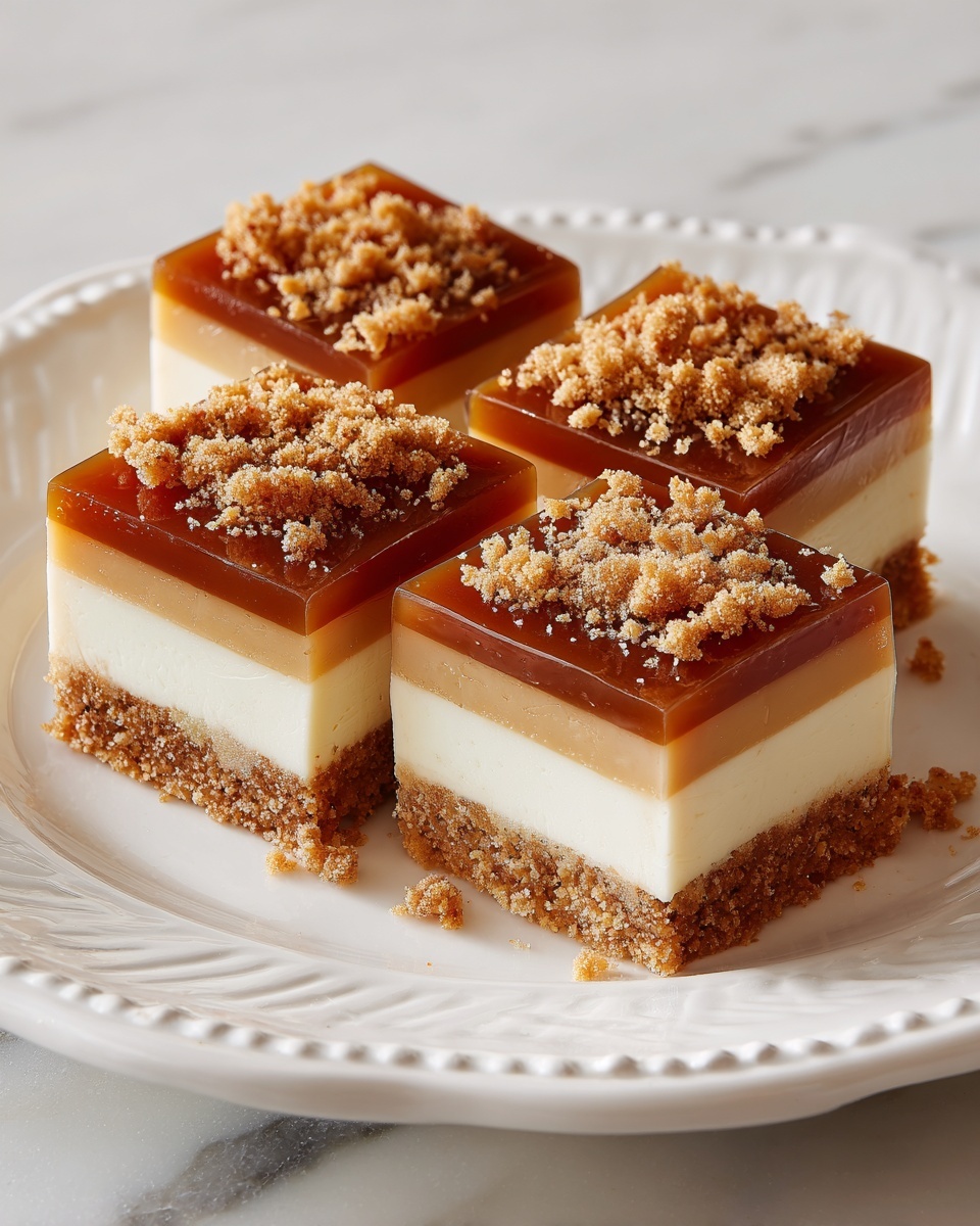 Dulce de Leche Cheesecake Bars Recipe - Recipe Image