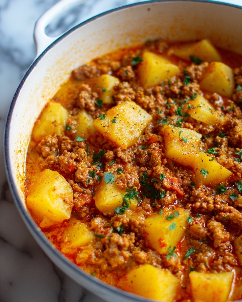 Easy Ground Turkey with Potatoes Recipe - Recipe Image