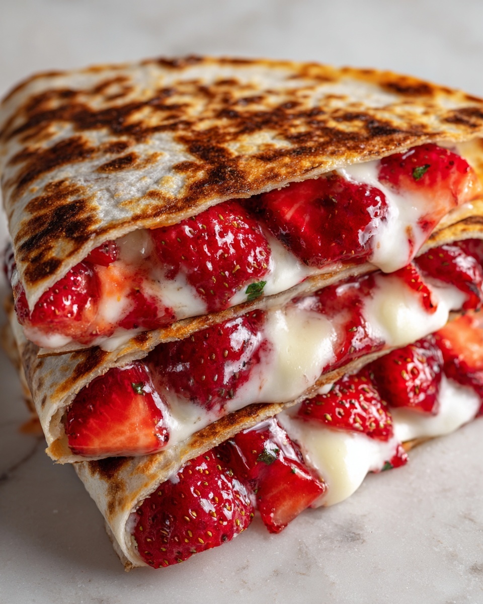 Strawberry Cheesecake Quesadilla Recipe - Recipe Image