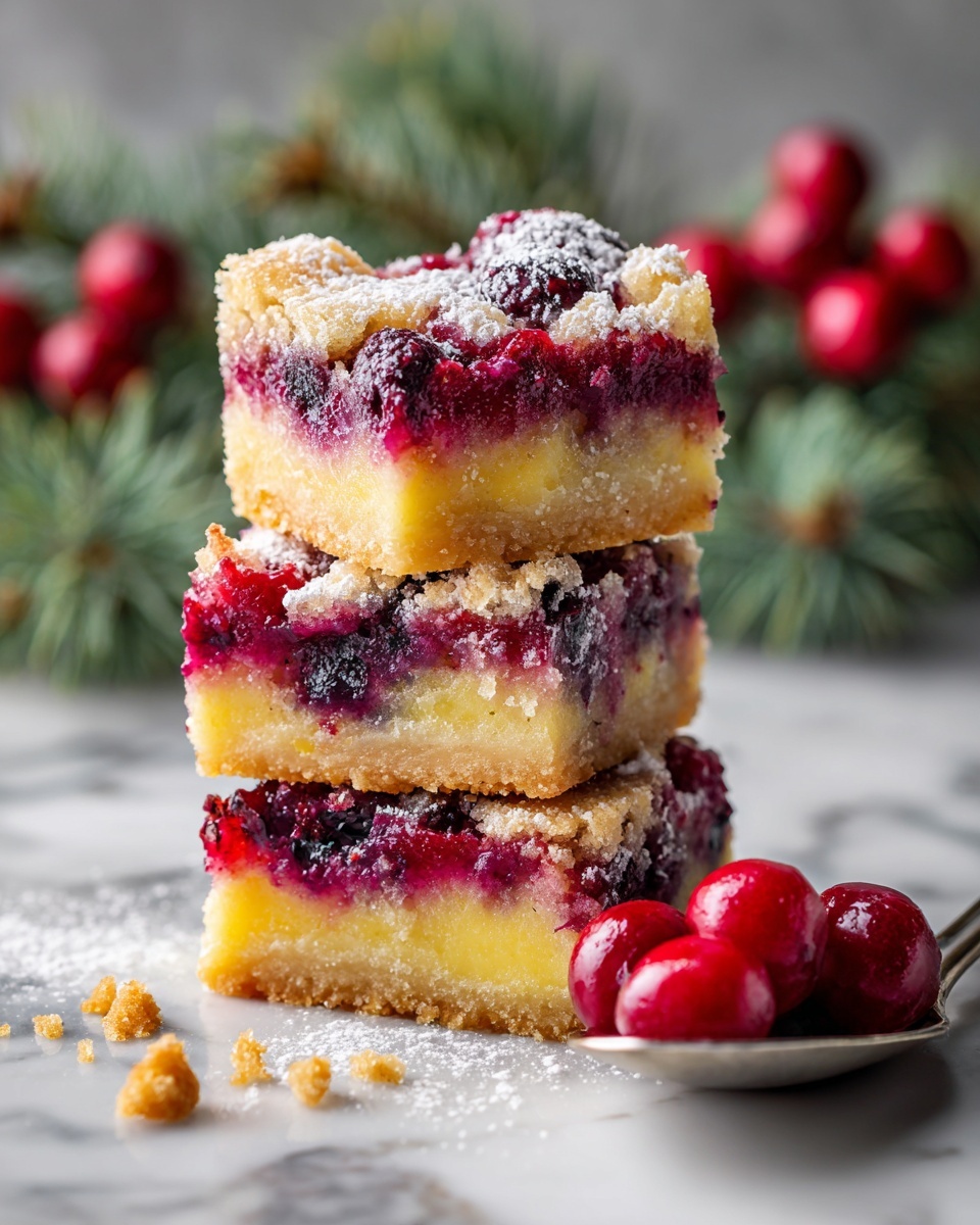 Christmas Cherry Bars Recipe - Recipe Image
