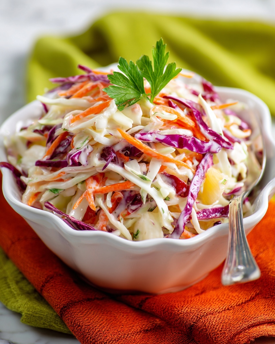 Hawaiian Pineapple Coleslaw Recipe - Recipe Image