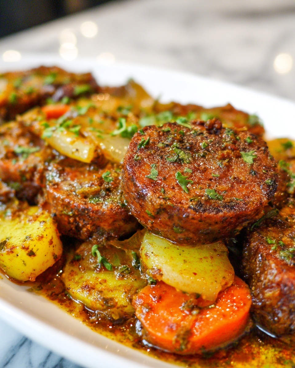 Sausage and Cabbage Stew Recipe - Recipe Image