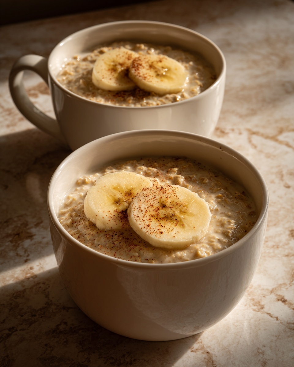 Banana Oatmeal Mug Dessert Recipe - Recipe Image