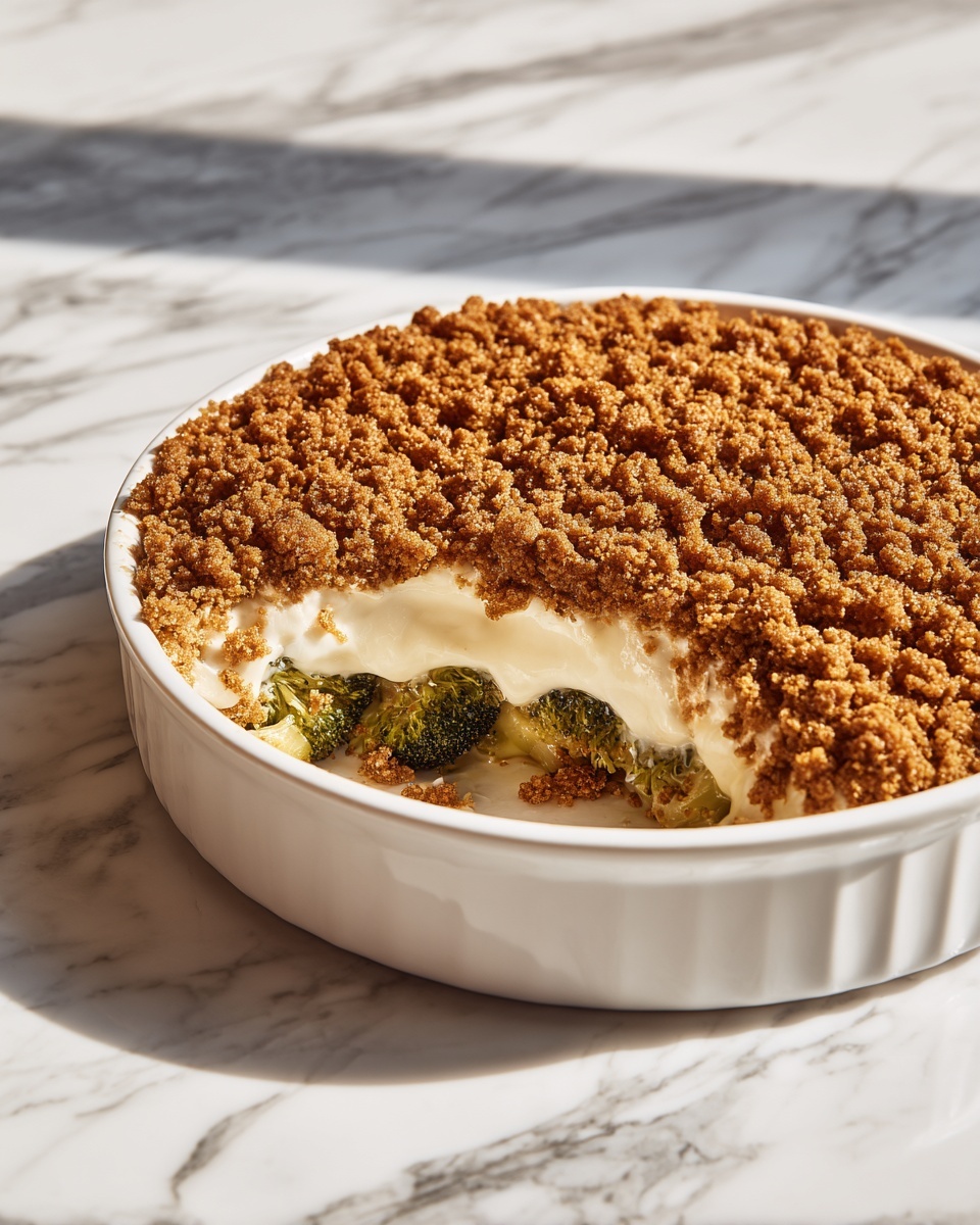 Broccoli-Cauliflower Cheese Casserole Recipe - Recipe Image