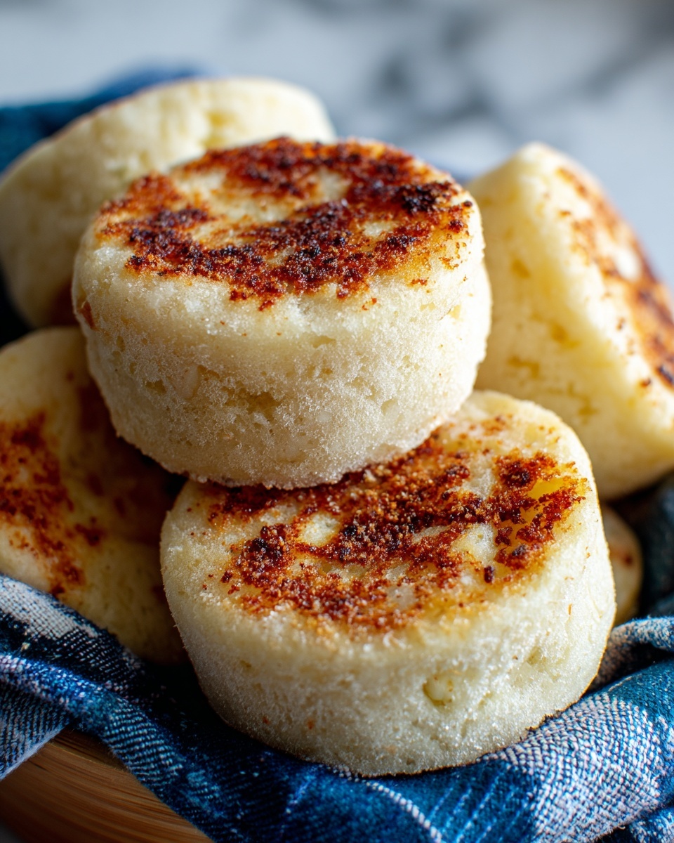 Sourdough Discard English Muffins Recipe - Recipe Image