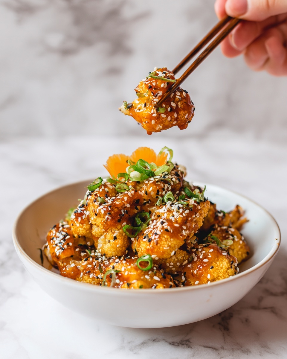Vegan Glazed Orange Cauliflower “Chicken” Recipe - Recipe Image