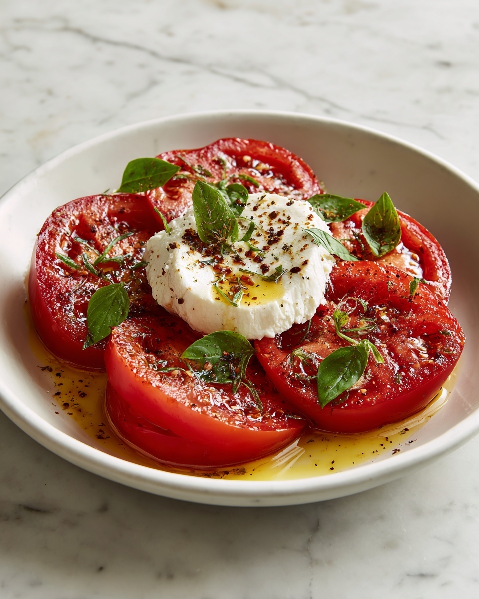 Burrata Caprese Salad Recipe - Recipe Image