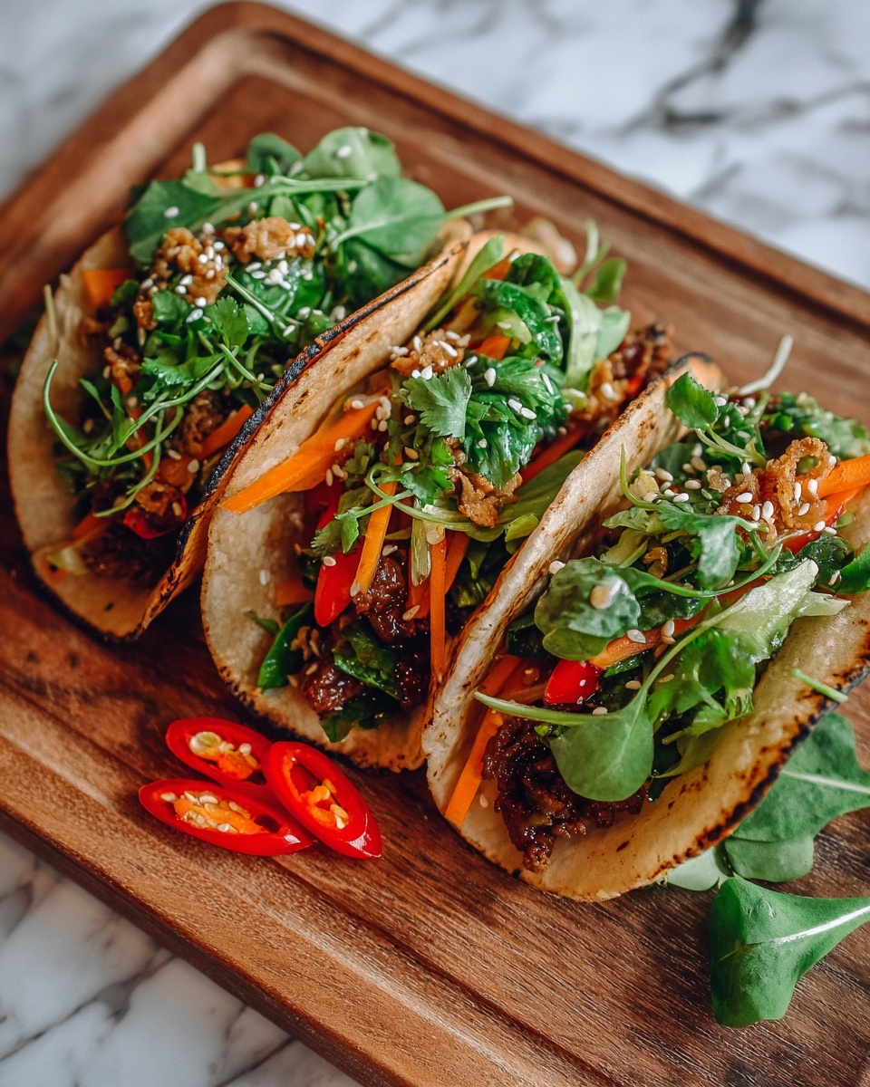 Smash Banh Mi Tacos Recipe - Recipe Image