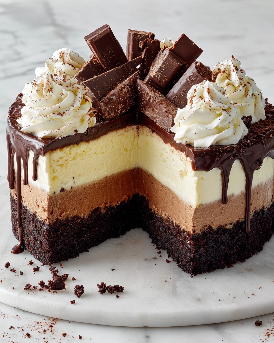 Coffee and Fudge Ice Cream Cake Recipe - Recipe Image