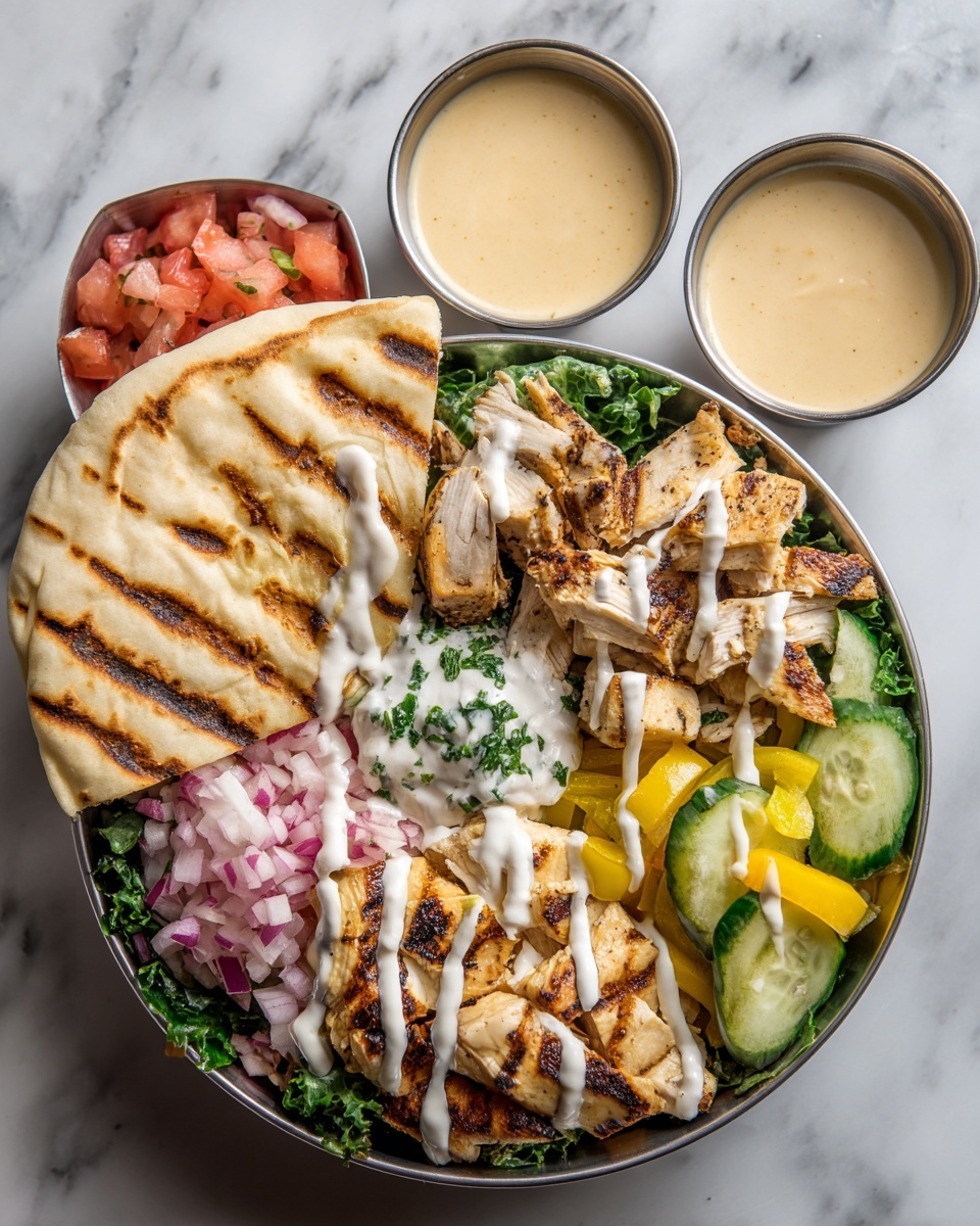 Mediterranean Chicken Tzatziki Bowls Recipe - Recipe Image