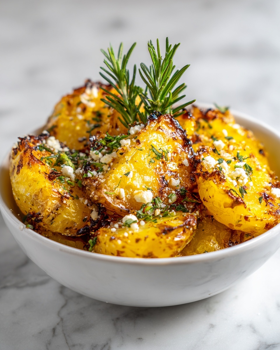 Baked Feta Potatoes Recipe - Recipe Image