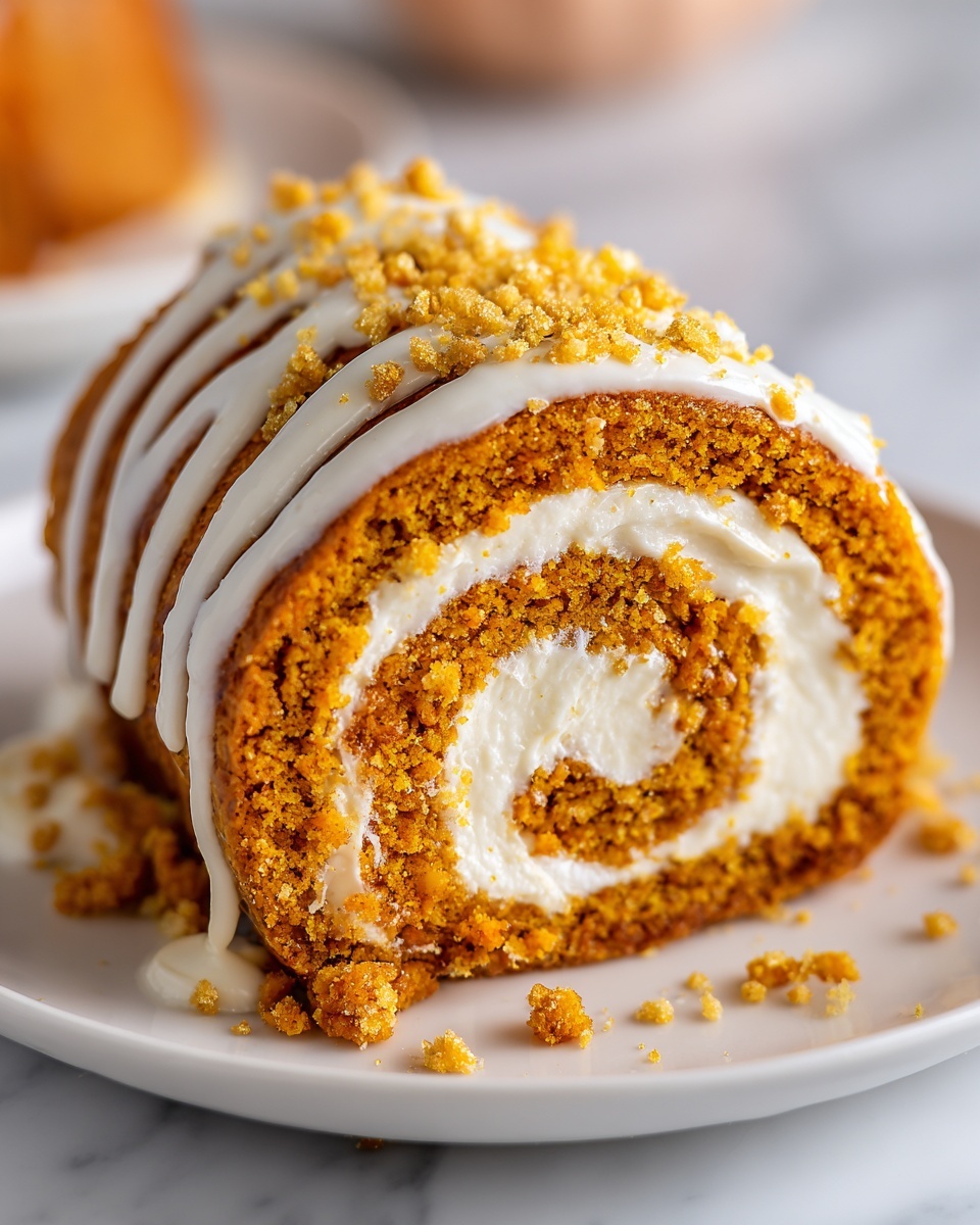 Pumpkin Roll Cake: A Delightful Fall Treat Recipe - Recipe Image