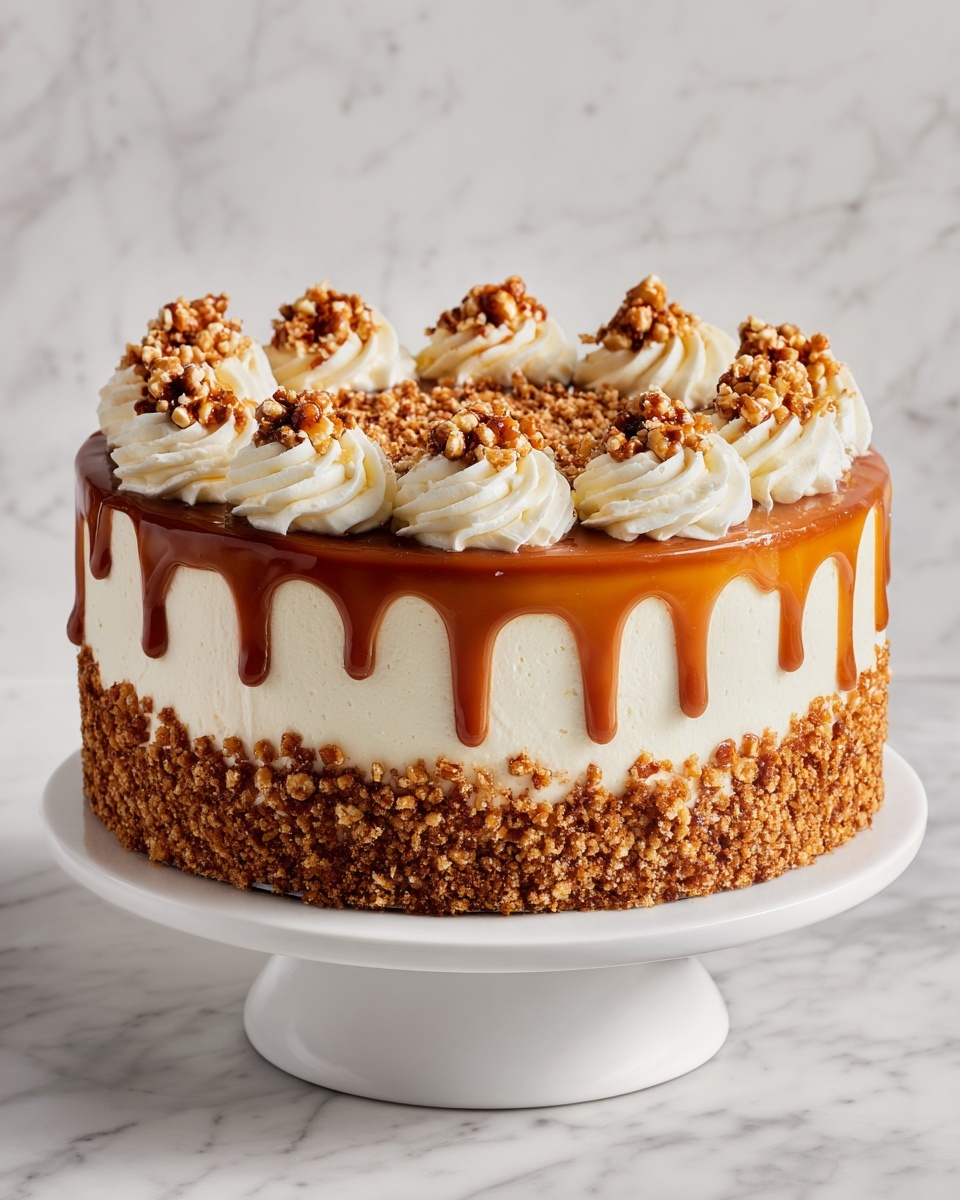 Caramel Crunch Cake Recipe - Recipe Image