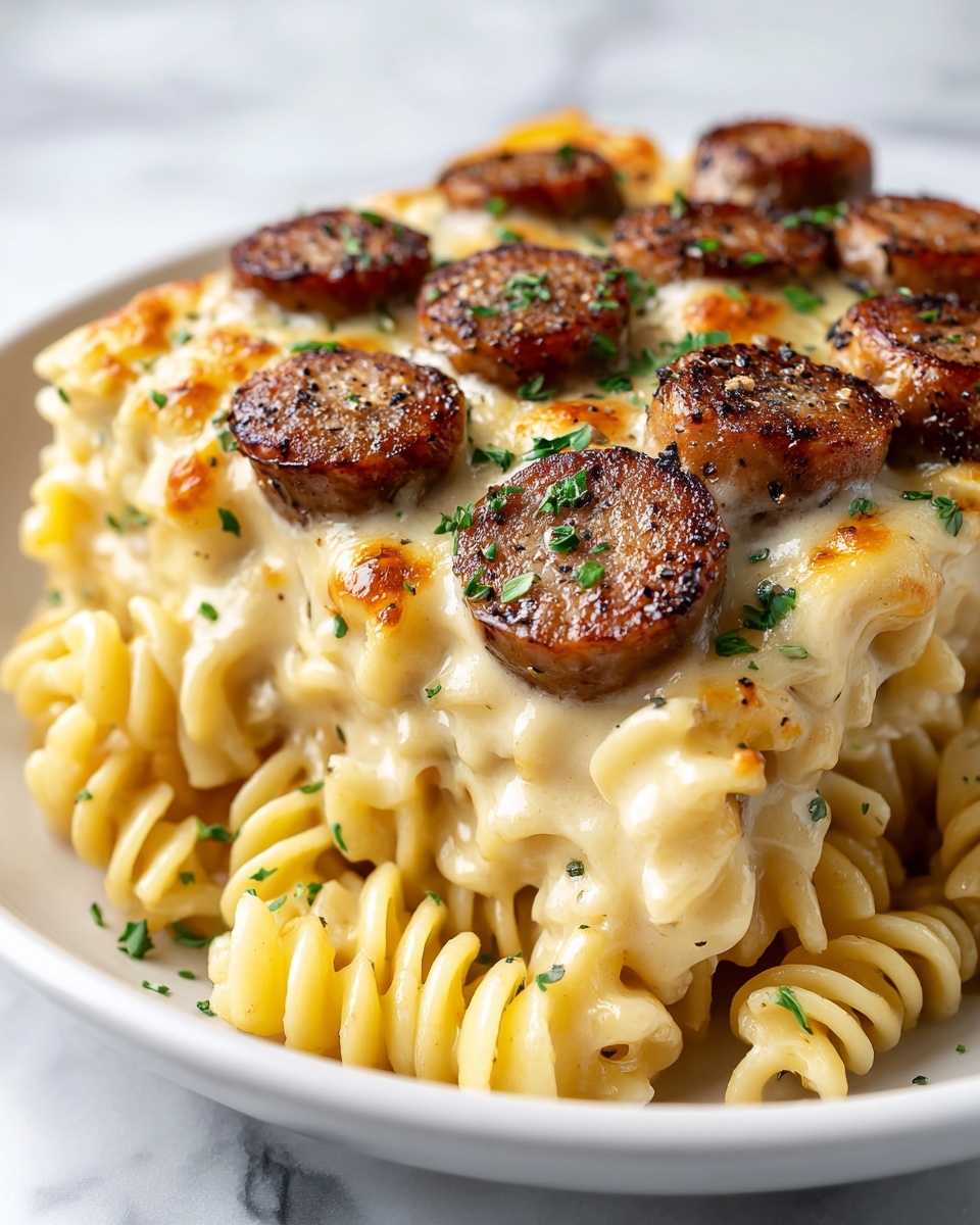 Creamy Smoked Sausage Pasta Recipe - Recipe Image