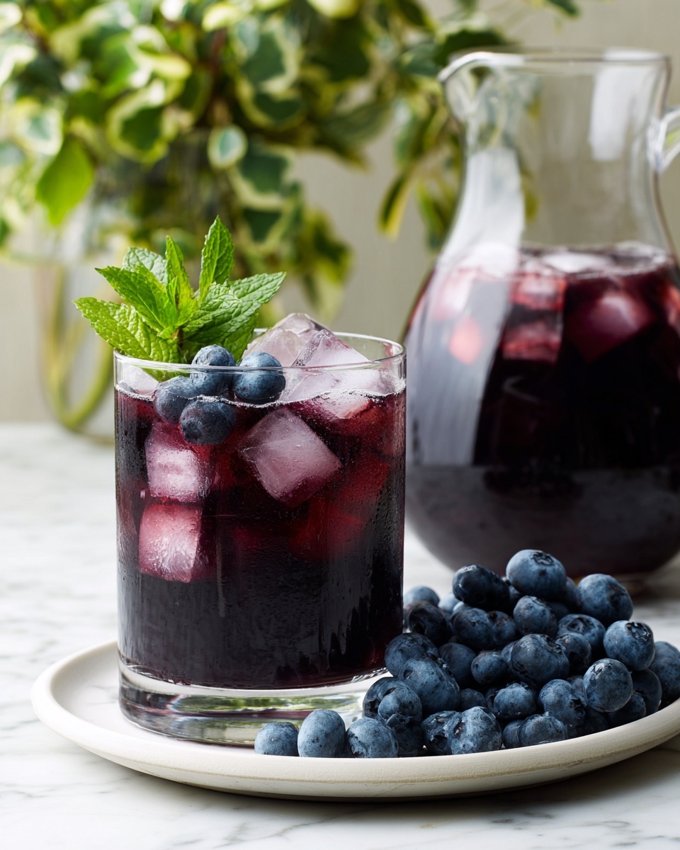 Blueberry Iced Tea Recipe - Recipe Image
