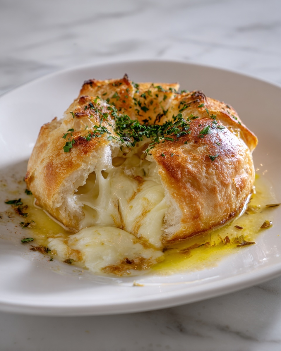 Lemon Curd Herbed Baked Brie Recipe - Recipe Image