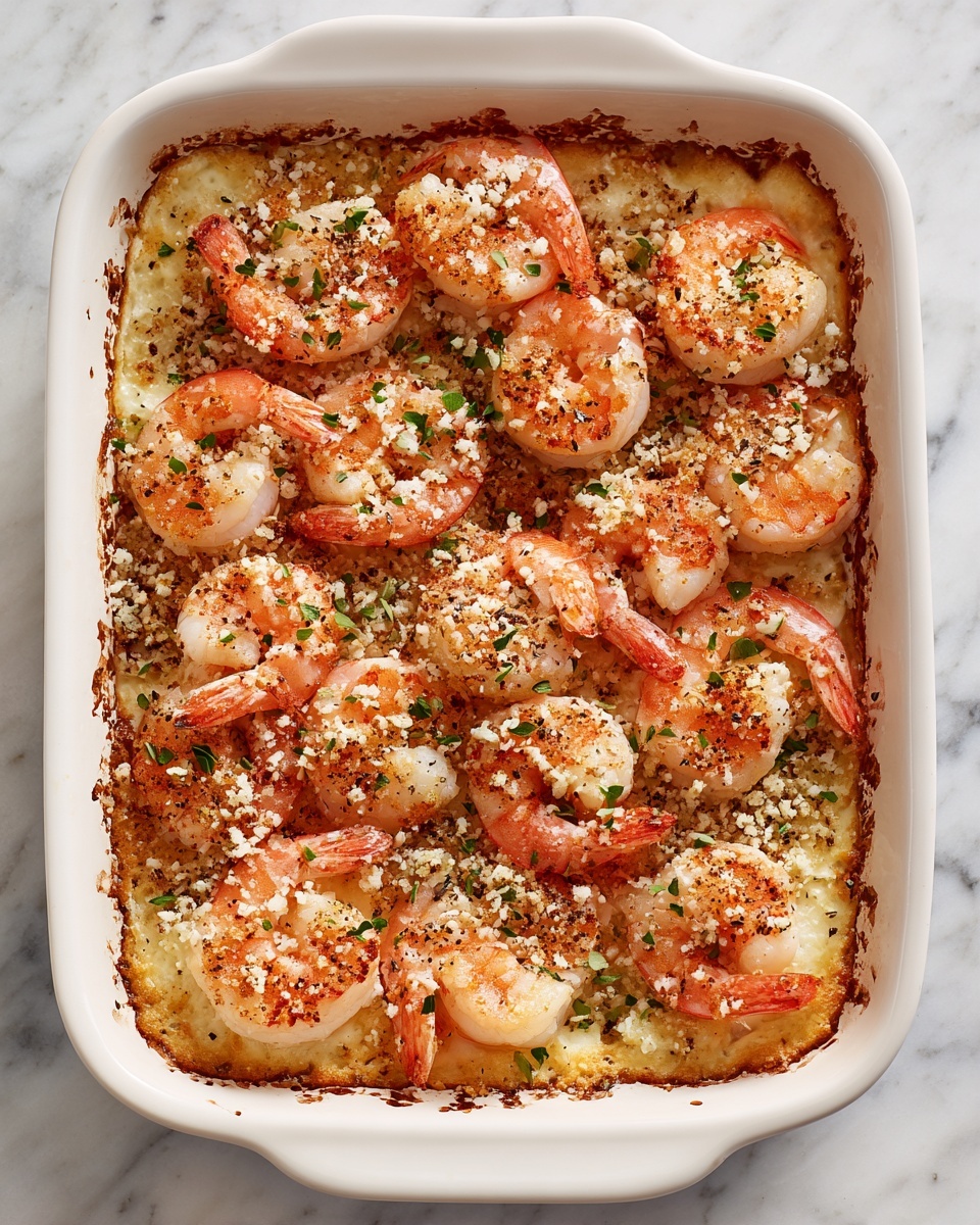 Garlic Parmesan Baked Shrimp Recipe - Recipe Image