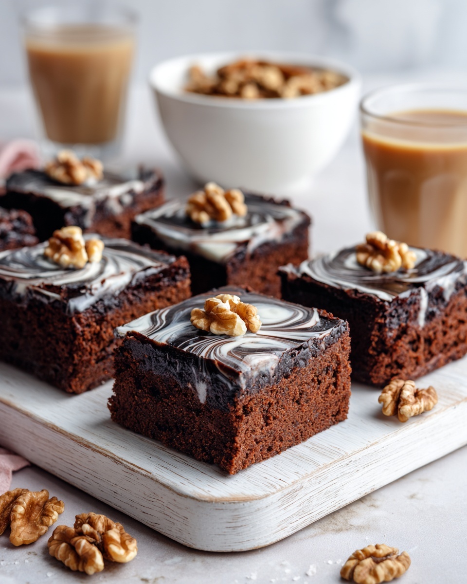 Chocolate Fudge Brownies with Walnuts Recipe - Recipe Image