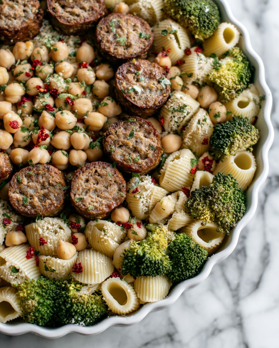 One Pot Orecchiette with Sausage and Broccoli Recipe - Recipe Image