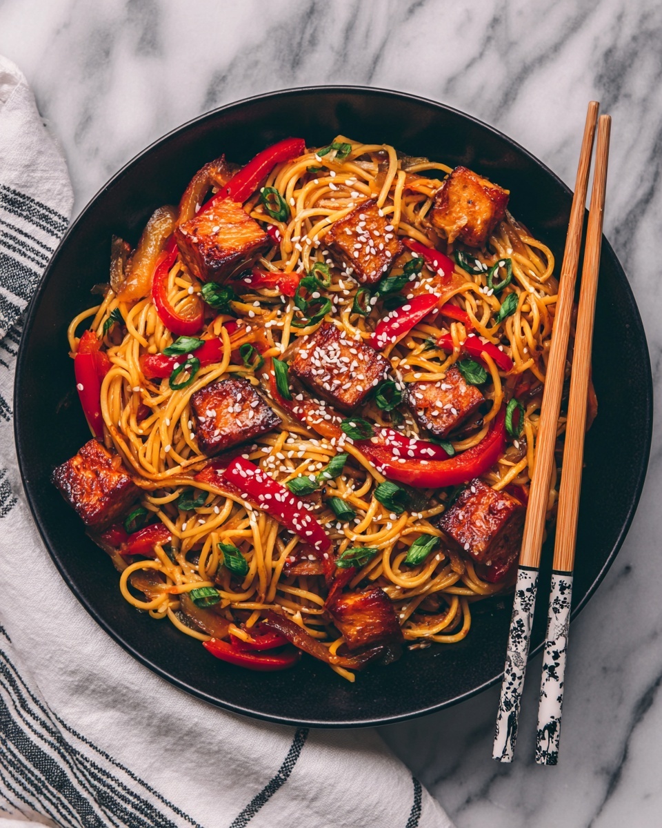 One-Pot Teriyaki Noodles Recipe - Recipe Image